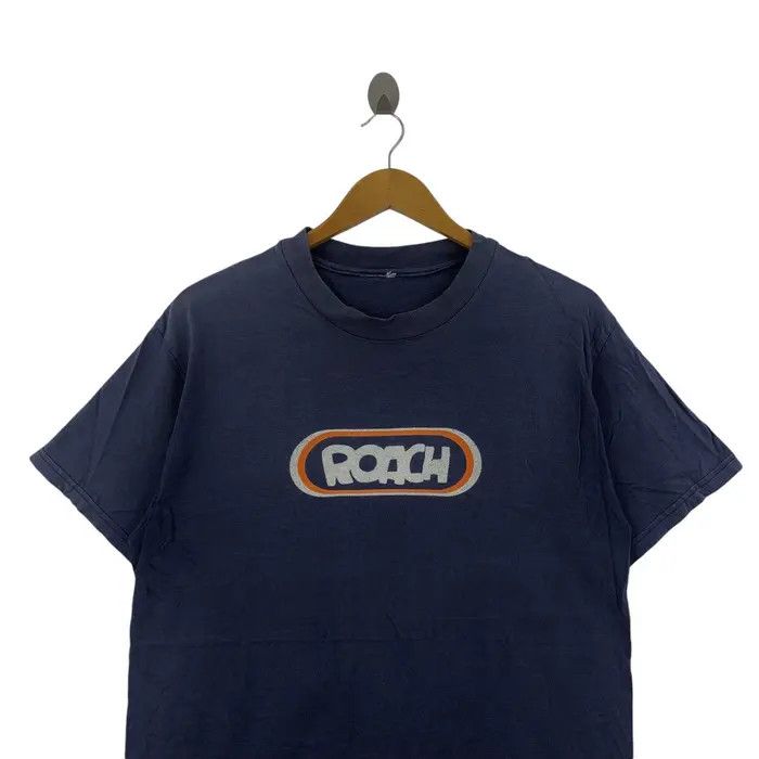 Vintage Vintage ROACH SKATEBOARD Natural Faded Trucks Tee Shirt Size US M / EU 48-50 / 2 - 2 Thumbnail