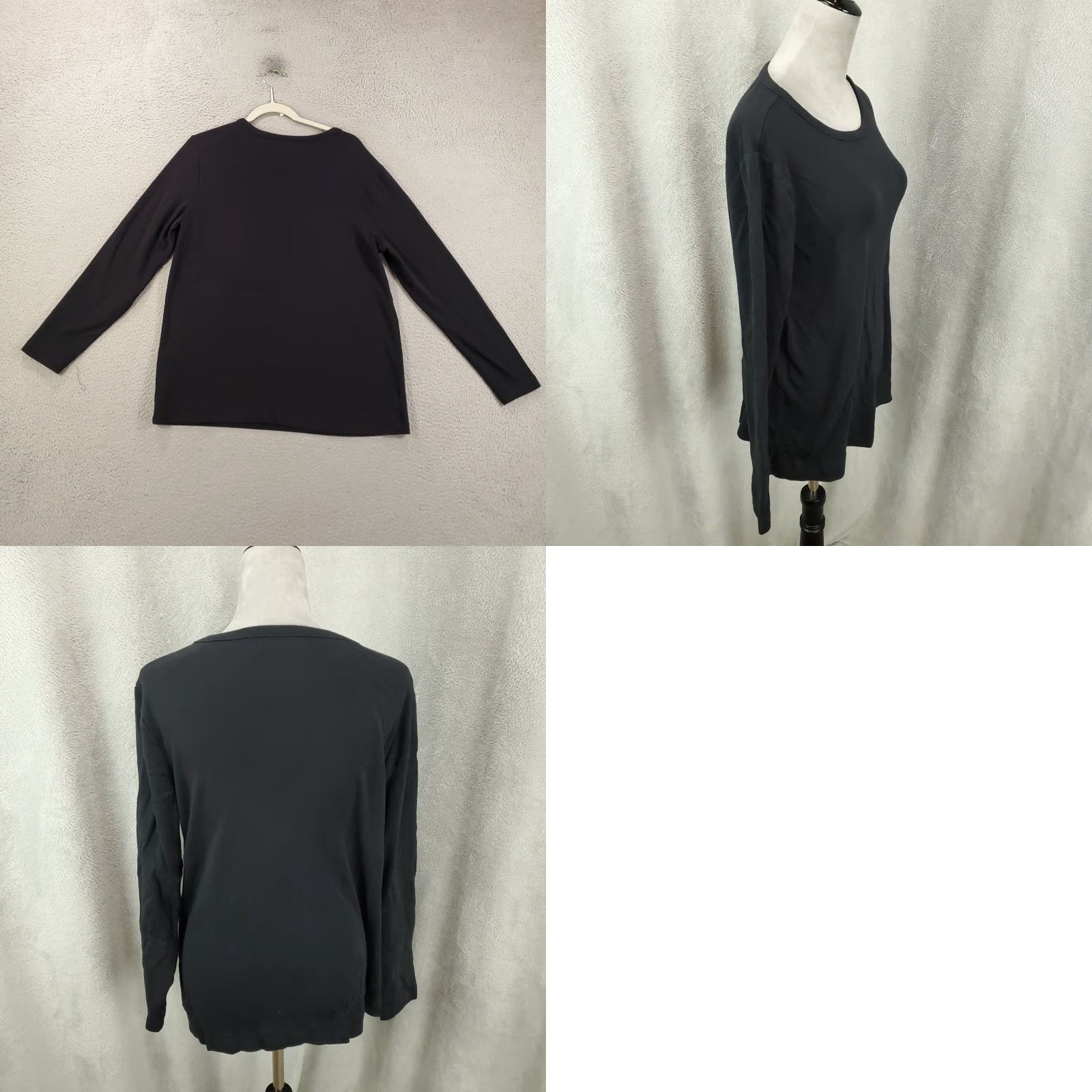 Vintage Duluth Trading Shirt Womens 2XL Dark Blue Long Sleeve Pullover Top Size XXL / US 16-18 / IT 52-54 - 8 Thumbnail