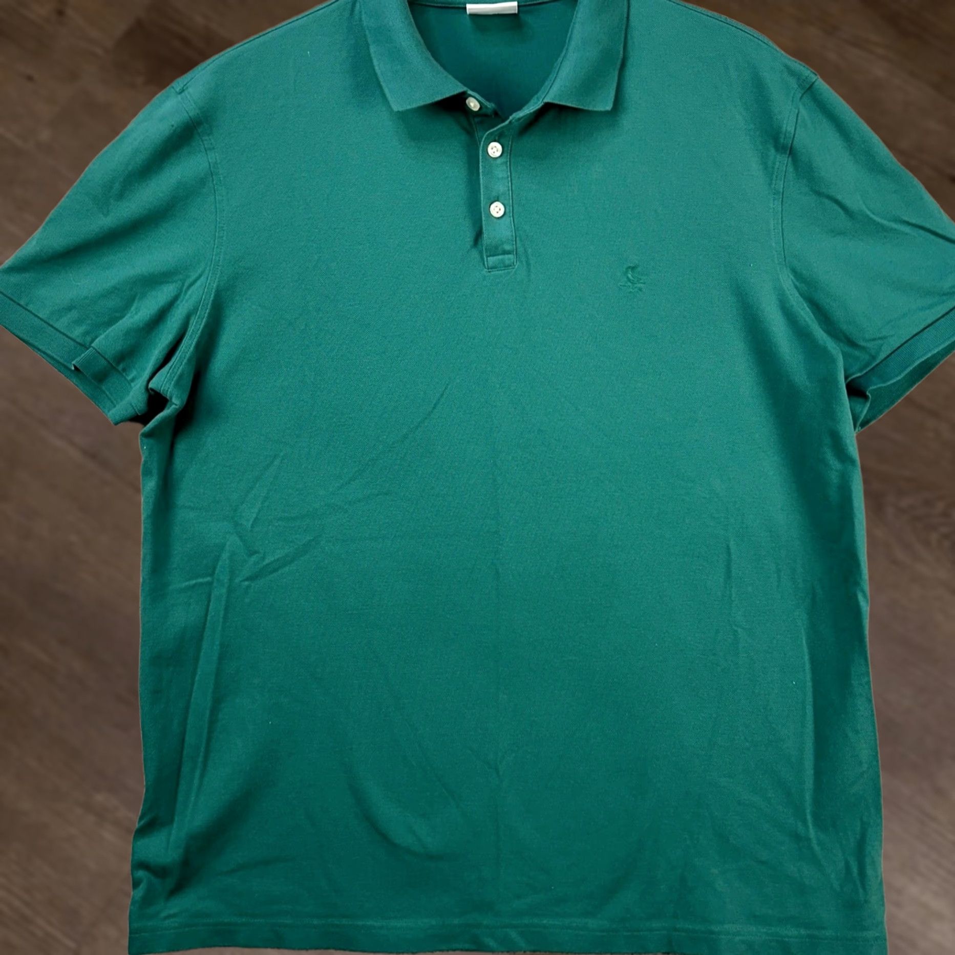 Charles Tyrwhitt Charles Tyrwhitt Polo Shirt Men XL Green Short Sleeve Rugby Logo Outdoor Comfort Breathable Collared Solid Cotton Spandex Size US XL / EU 56 / 4 - 1 Thumbnail