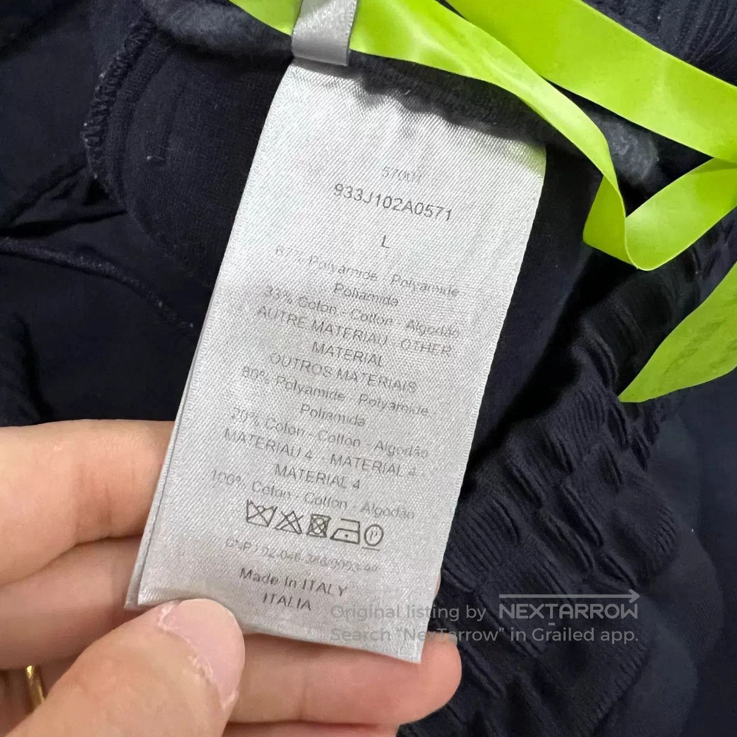 Dior Dior Navy Jogger Pants L size. Size US 38 / EU 54 - 4 Thumbnail