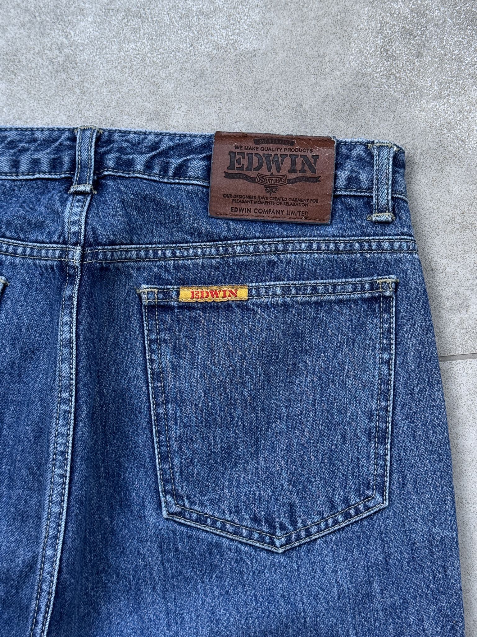 Edwin Vintage Edwin Blue Denim Jeans Size US 34 / EU 50 - 6 Thumbnail