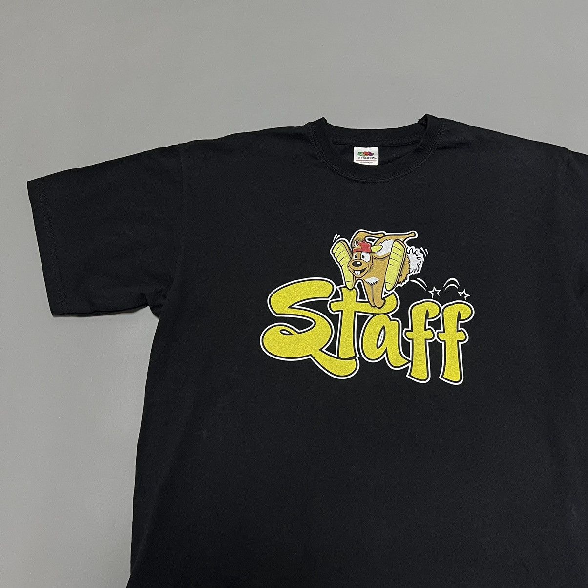 Fruit Of The Loom Vintage “Staff” T-shirt tee fun fruit of the loom Size US M / EU 48-50 / 2 - 1 Thumbnail