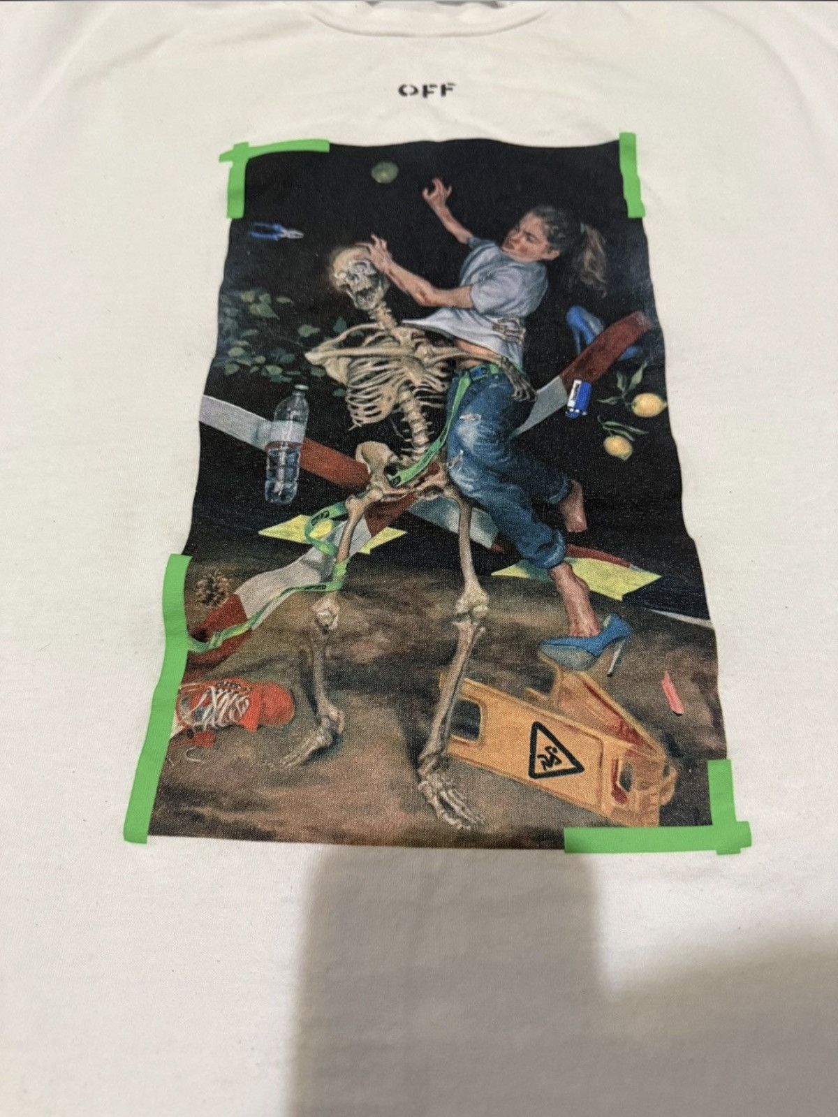 Off-White Pascal FOR EVER Painting T-Shirt Size US M / EU 48-50 / 2 - 3 Thumbnail