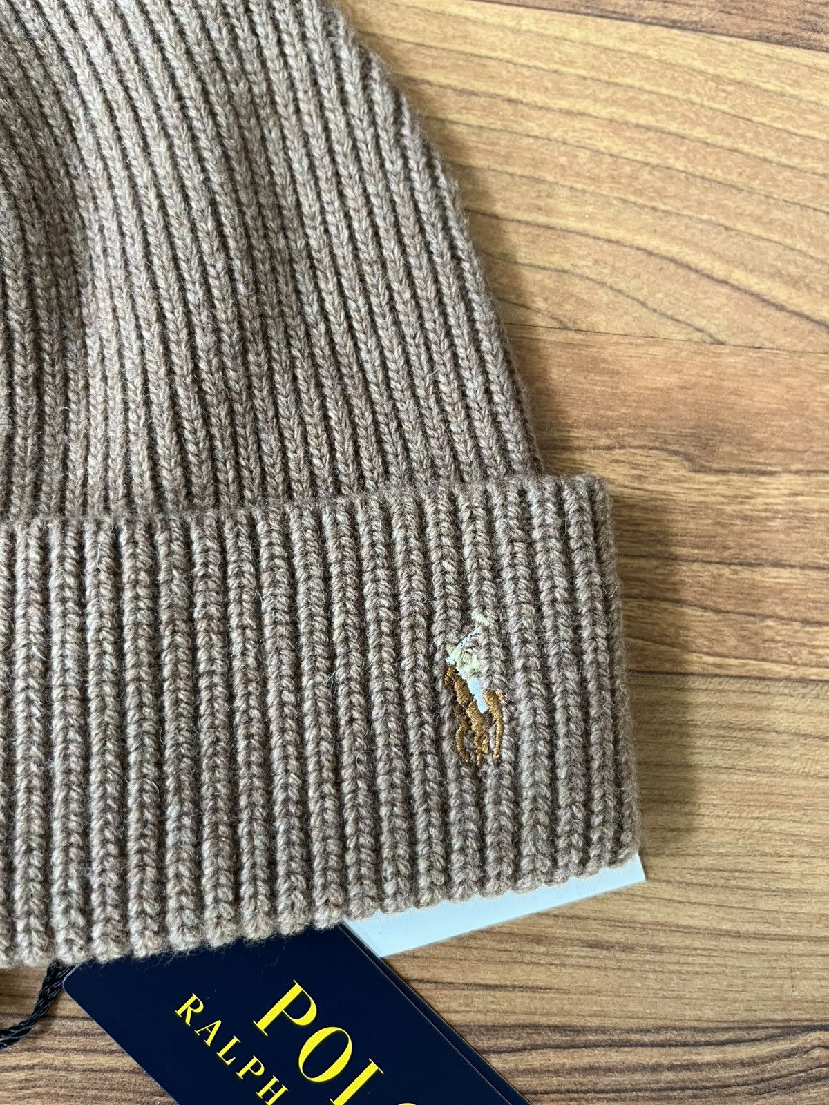 Polo Ralph Lauren Polo Ralph Lauren Signature Pony Wool-Blend Beanie Size ONE SIZE - 2 Thumbnail