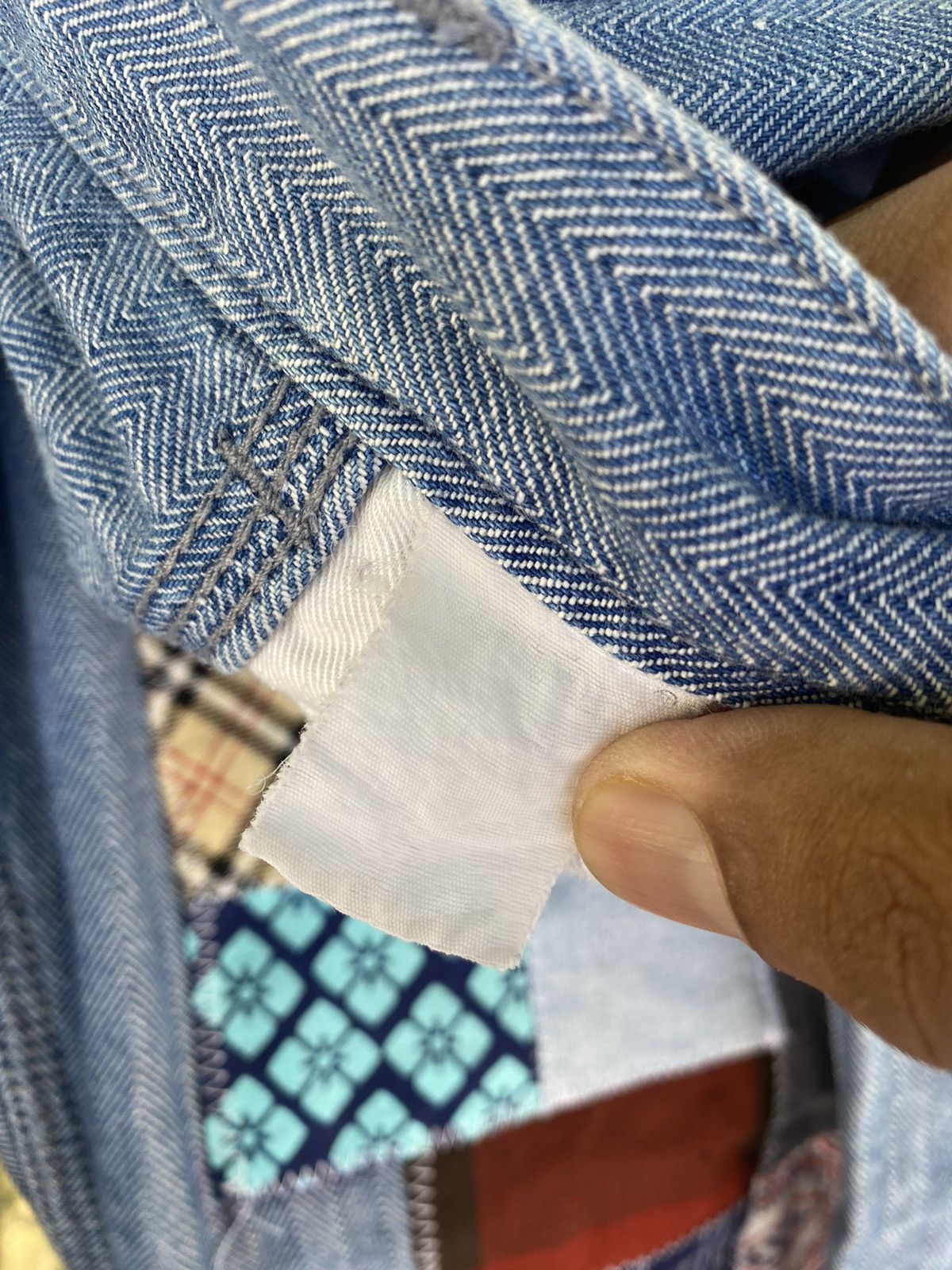 Japanese Brand Vintage Patchwork Oshkosh Carpenter Reworked Pants Size US 33 - 15 Thumbnail