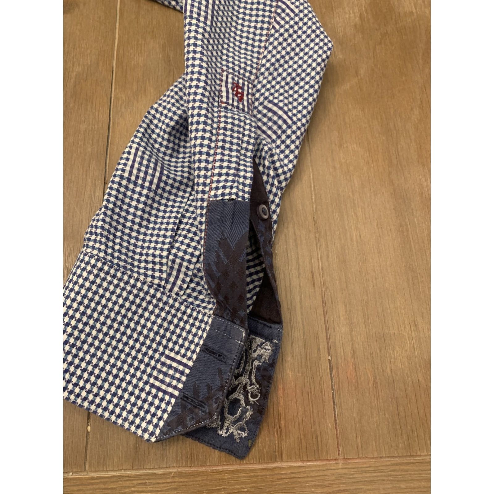 Robert Graham Robert Graham Shirt Men's Long Sleeve Button-Down Cotton Purple L Modern Geometric Logo Mens Size US L / EU 52-54 / 3 - 4 Thumbnail