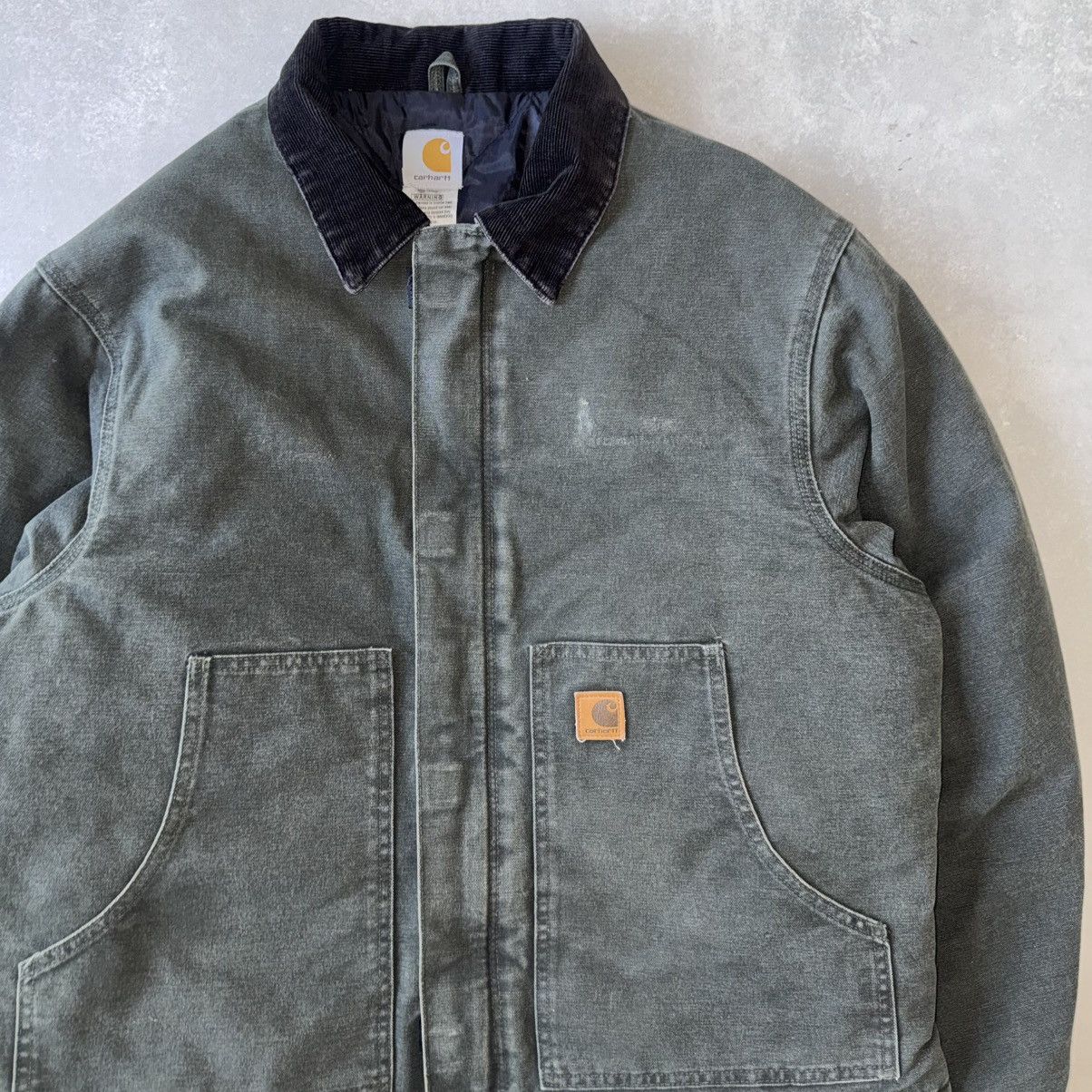 Carhartt Carhartt Arctic Jacket J22 MOS Faded Size US L / EU 52-54 / 3 - 2 Thumbnail