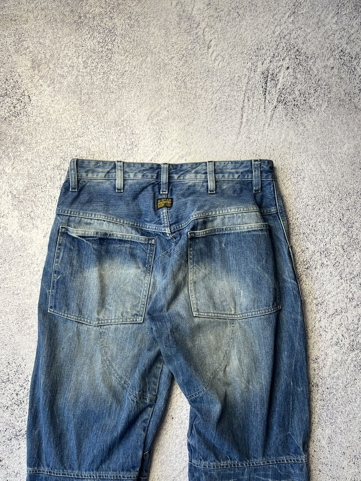 G-Star Vintage G Star Raw Cargo Denim Pants Avant Garde Baggy Size US 34 / EU 50 - 13 Thumbnail