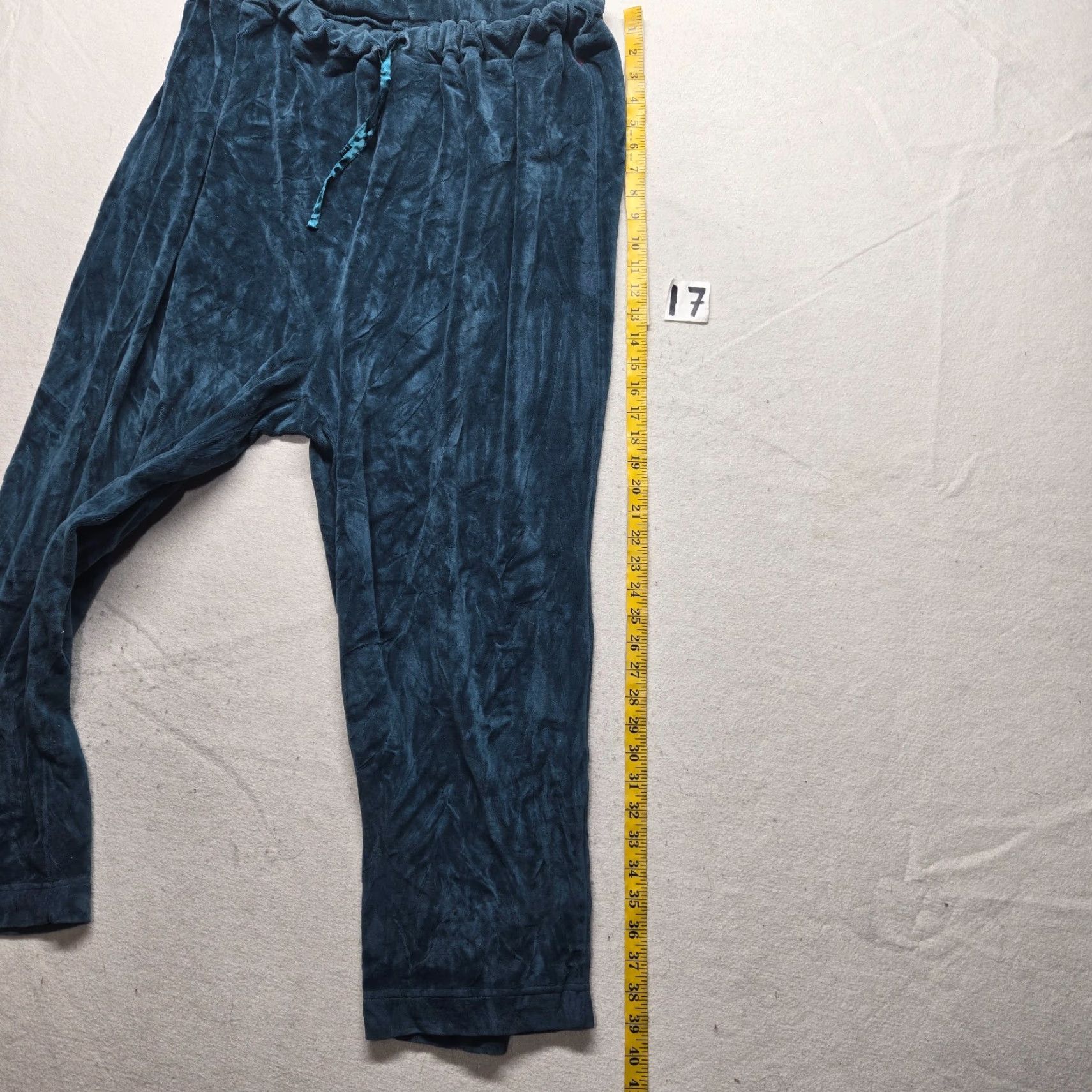 Vintage Bobbie Brooks Blue Sweatpants Women's 2XL Pull On Elastic Waist Straight Leg Casual Pants Pants Size 40" / US 18 - 7 Thumbnail