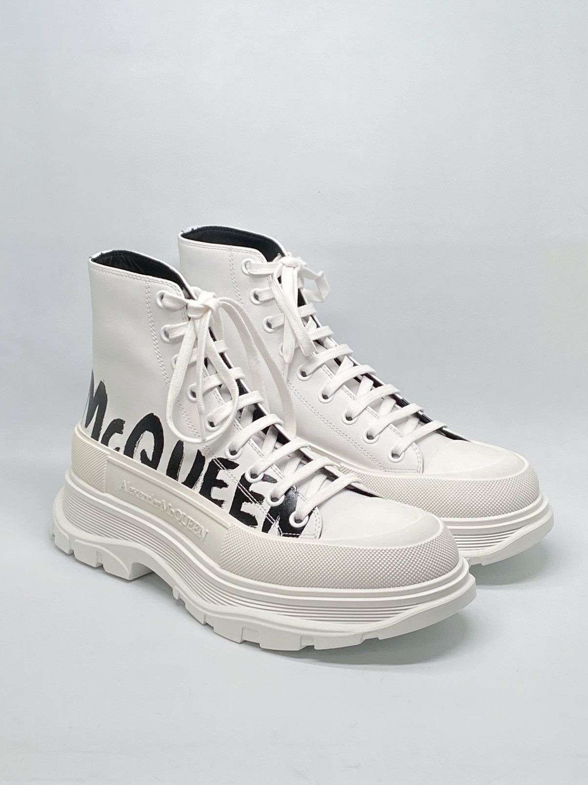 Alexander McQueen Alexander McQueen Platform Leather Booties size 42/us size 9 Size US 9 / EU 42 - 2 Thumbnail