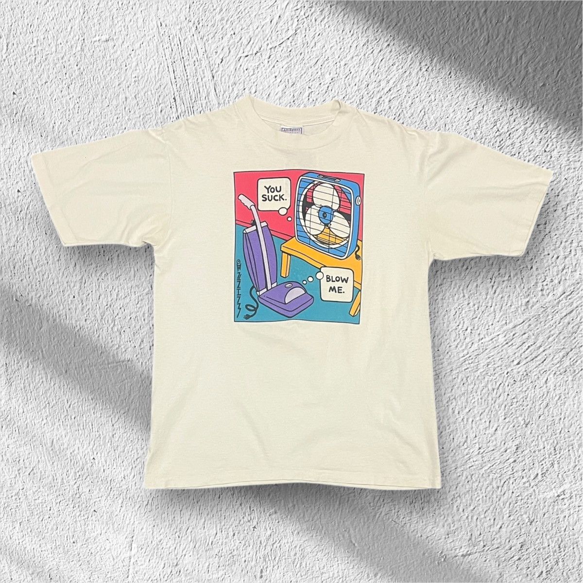 Vintage Vintage 90s “You Suck Blow Me” Pop Art Graphic Shirt Large Size US L / EU 52-54 / 3 - 1 Thumbnail