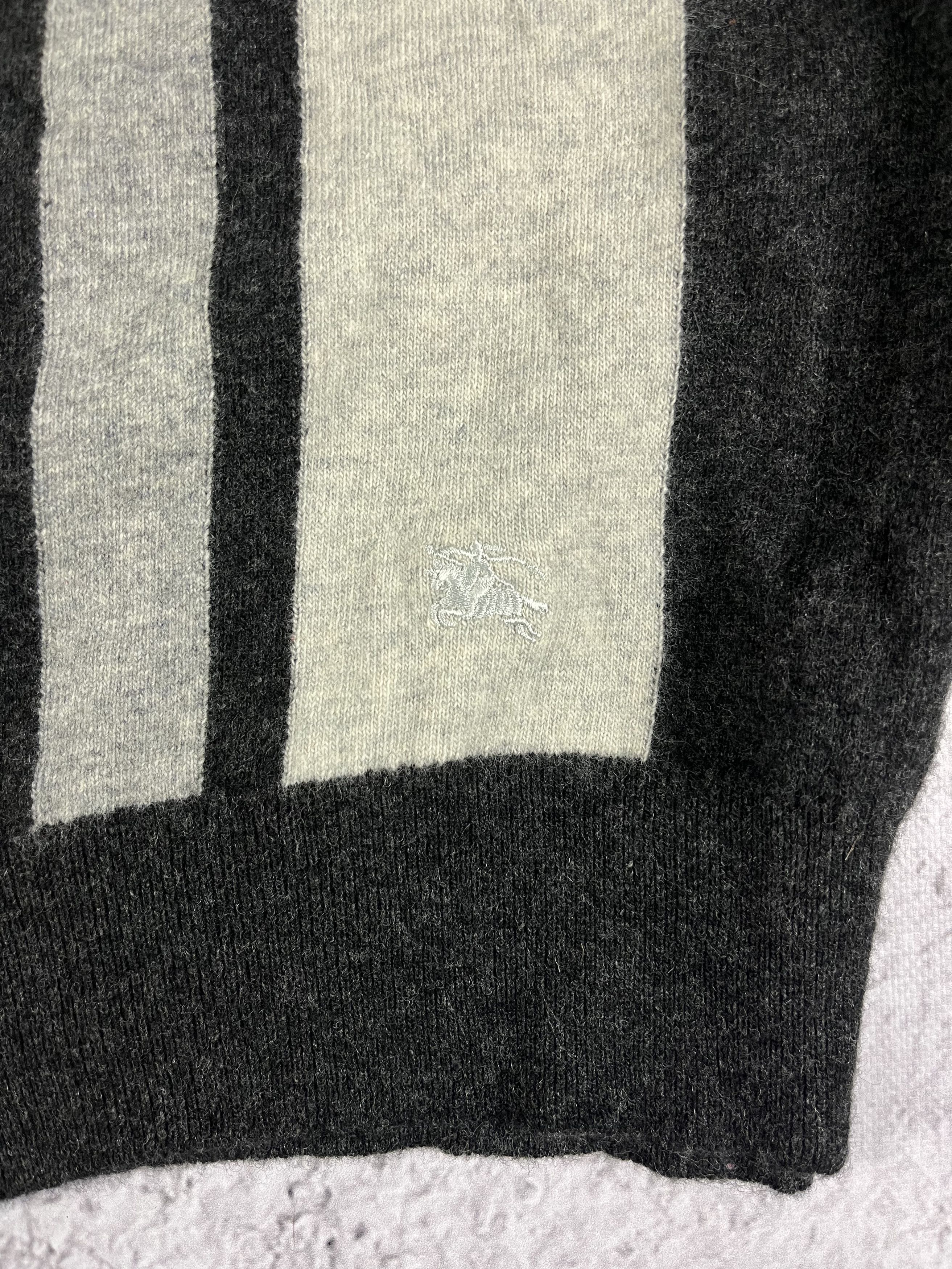 Burberry × Vintage Burberrys London Lana Merino Sweater 90S Sweatshirt Size US L / EU 52-54 / 3 - 2 Thumbnail