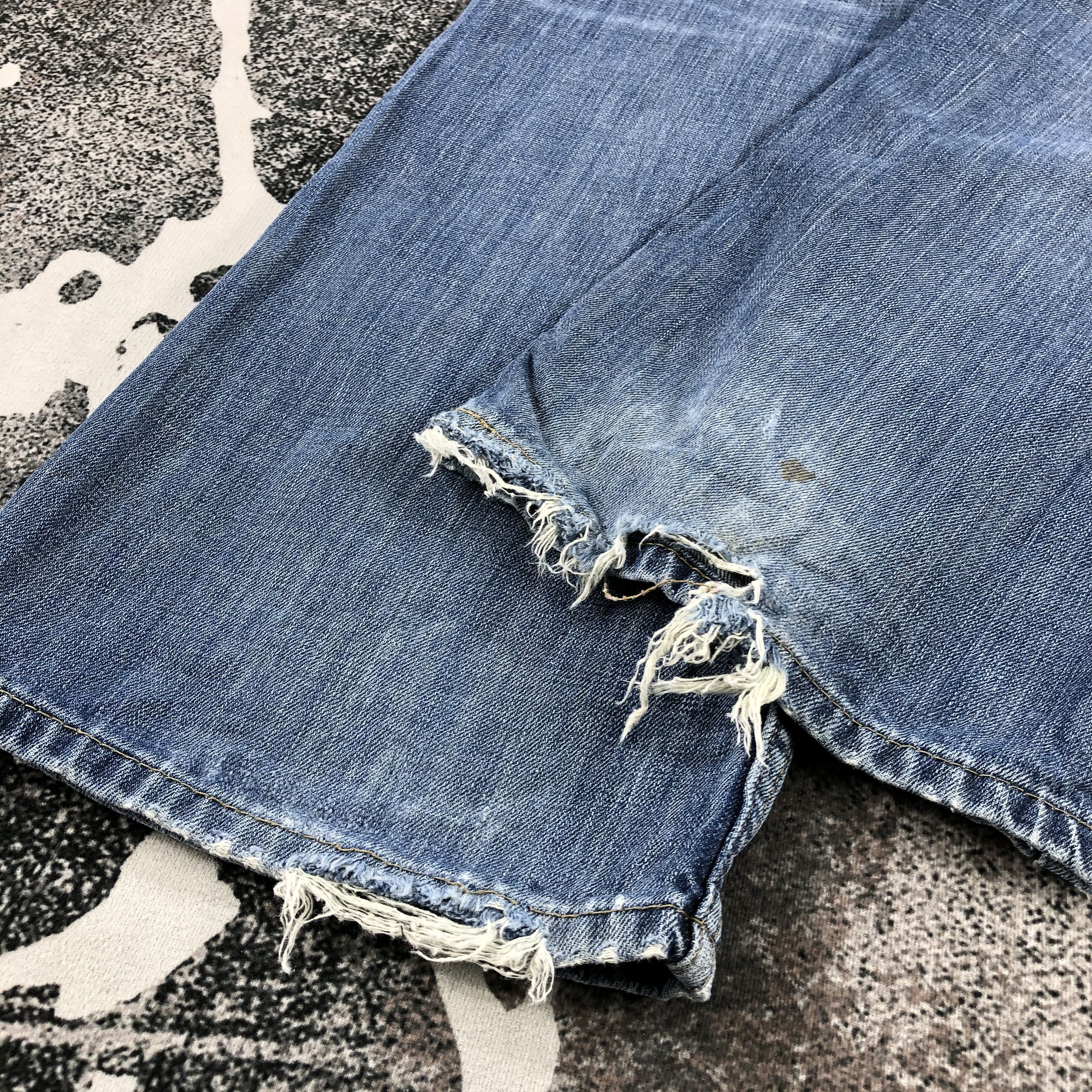 Levi's Vintage Levis 527 Jeans Distress Flare Denim KJ999 Size US 36 / EU 52 - 6 Thumbnail