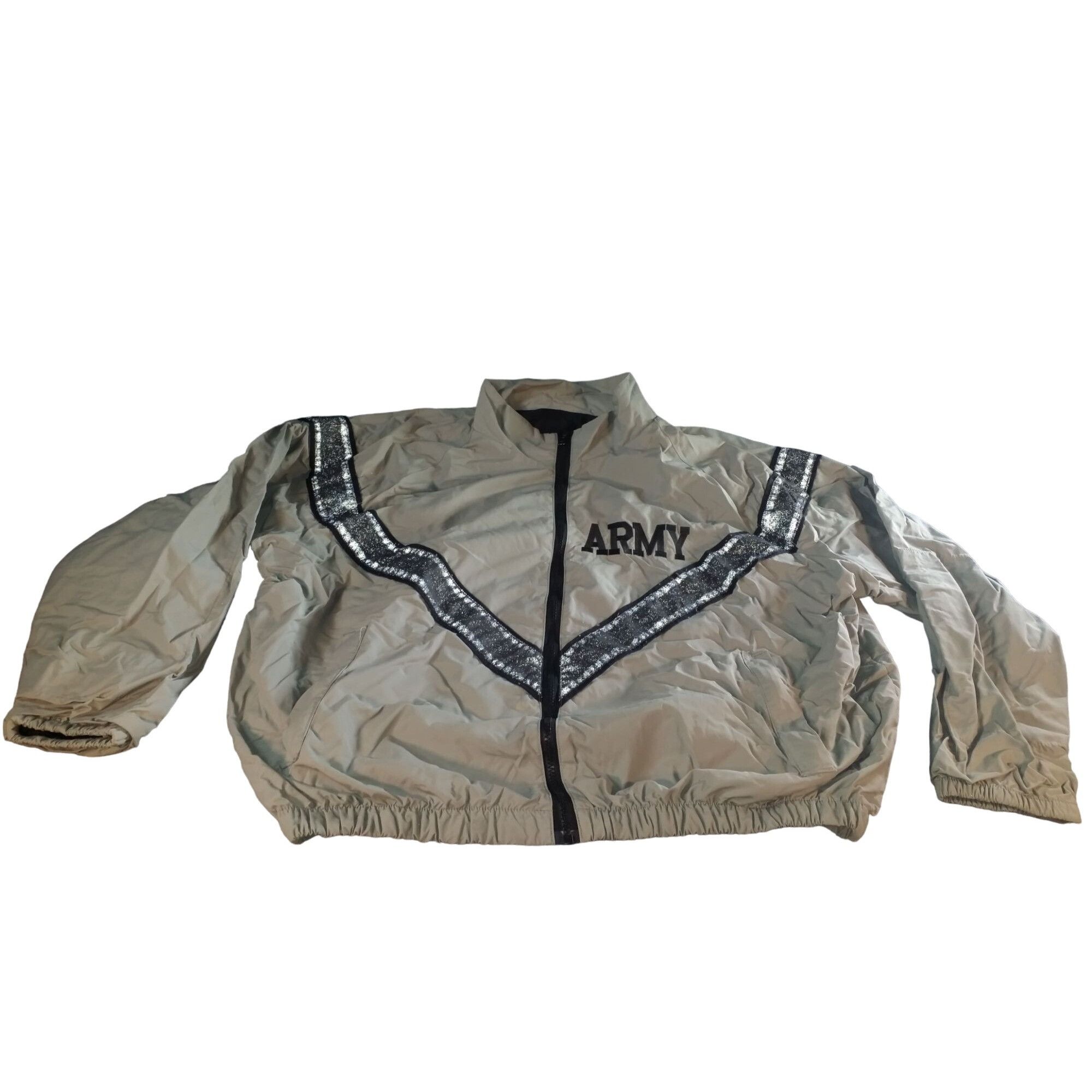 Other Vintage 90s US Army Windbreaker Men Sz M Gray Black Physical Size US M / EU 48-50 / 2 - 1 Thumbnail