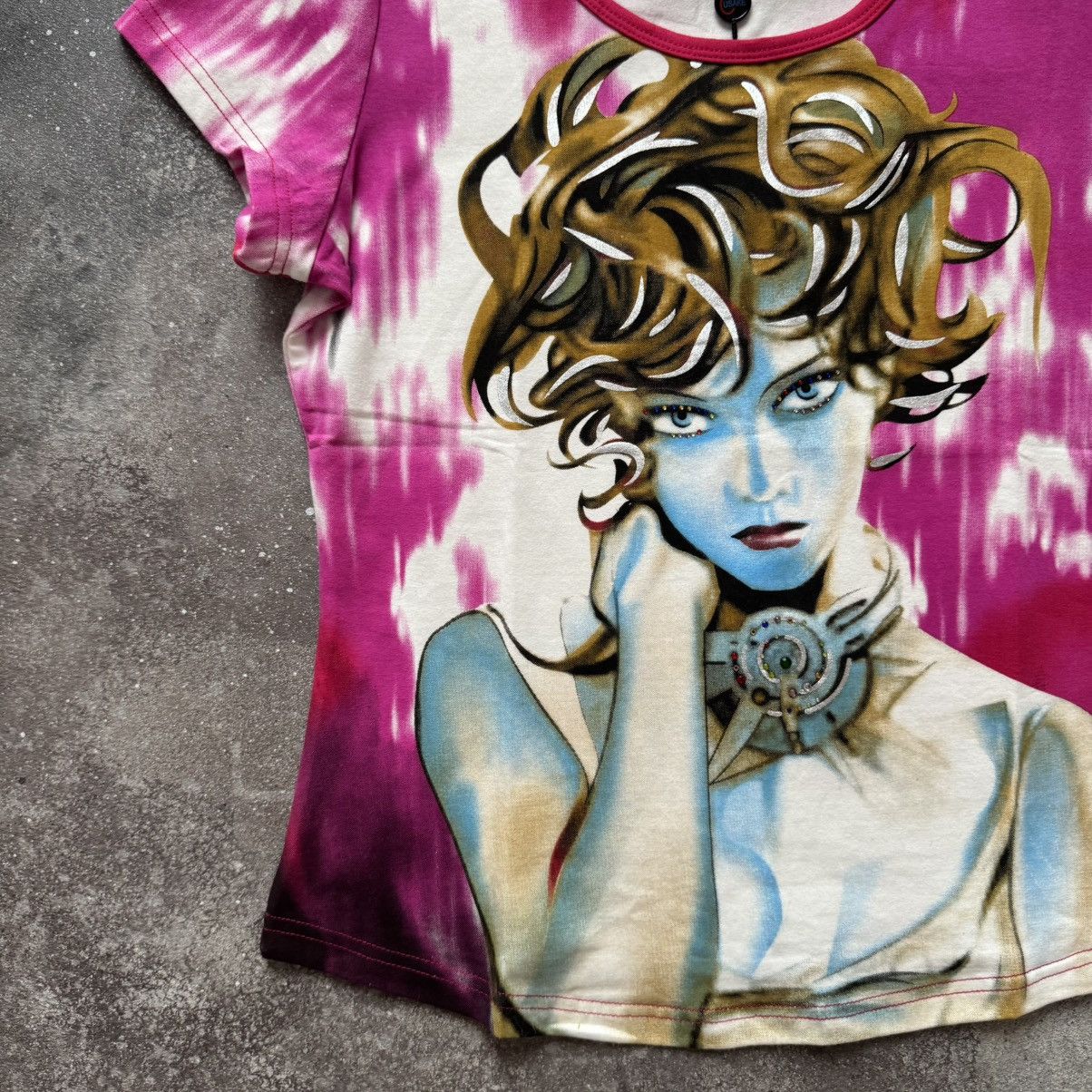 Hysteric Glamour 2000’s Custo Barcelona Style Sexy Lady Glam Y2K T-Shirt Size M / US 6-8 / IT 42-44 - 5 Thumbnail