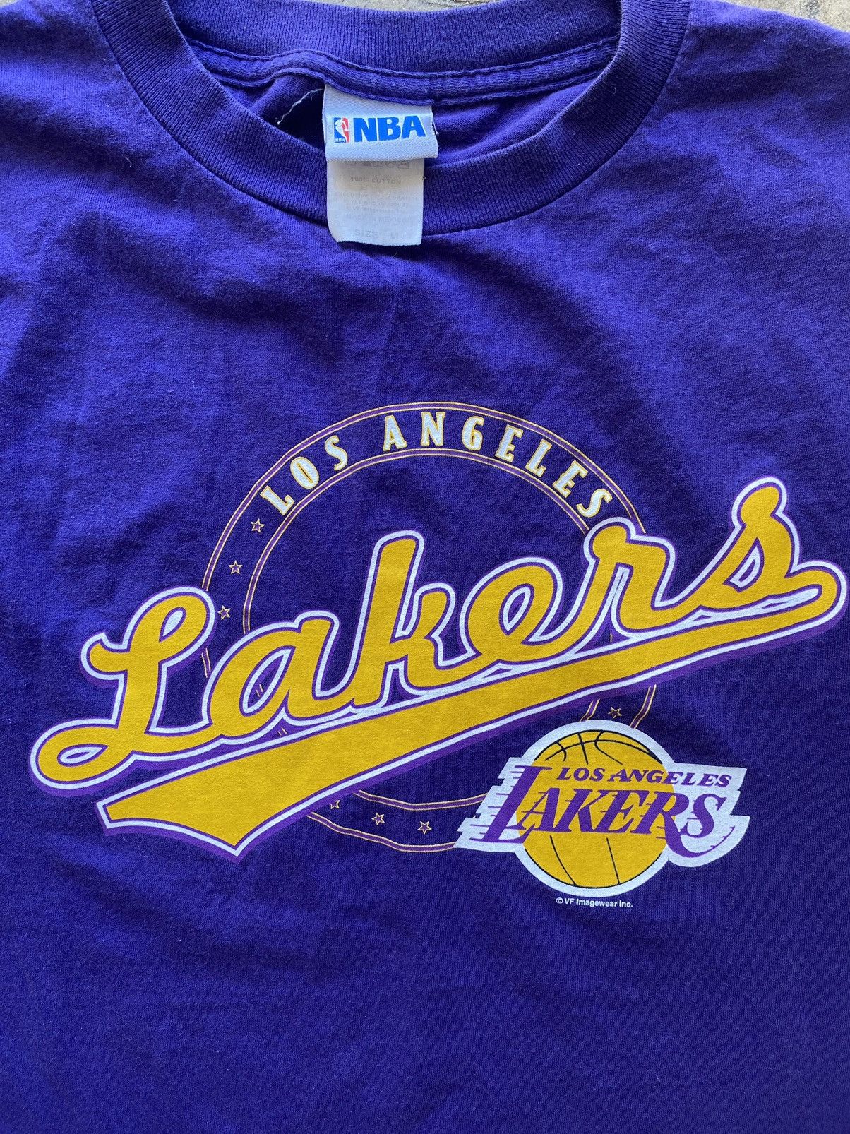 NBA Lakers sleeve t purple and yellow 90s Size US M / EU 48-50 / 2 - 3 Thumbnail