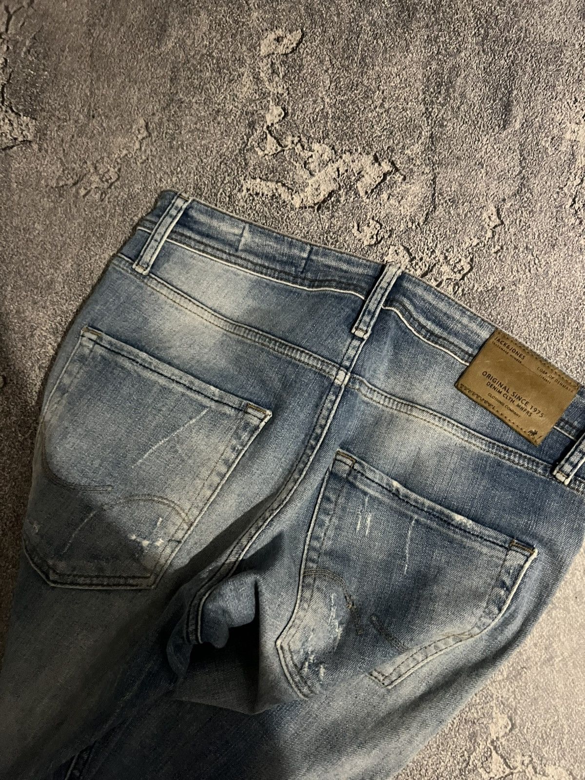 Japanese Brand Destroyed Sexy Skinny Fit Glamour Swag Jeans Size US 32 / EU 48 - 5 Thumbnail