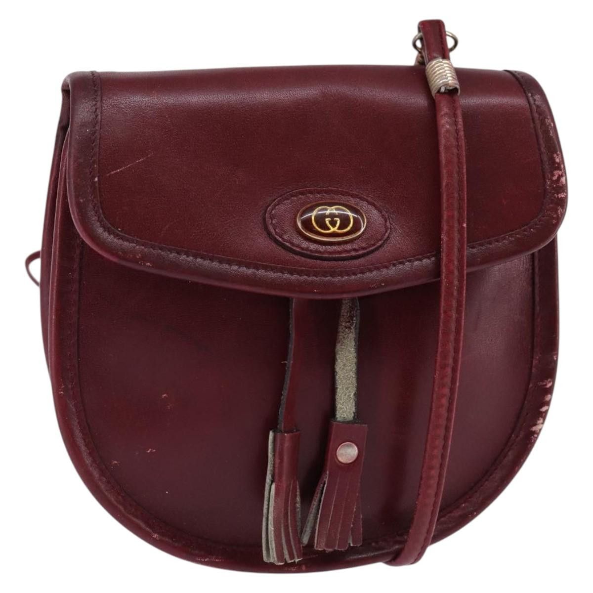 Gucci GUCCI Shoulder Bag Leather Red Size ONE SIZE - 1 Thumbnail