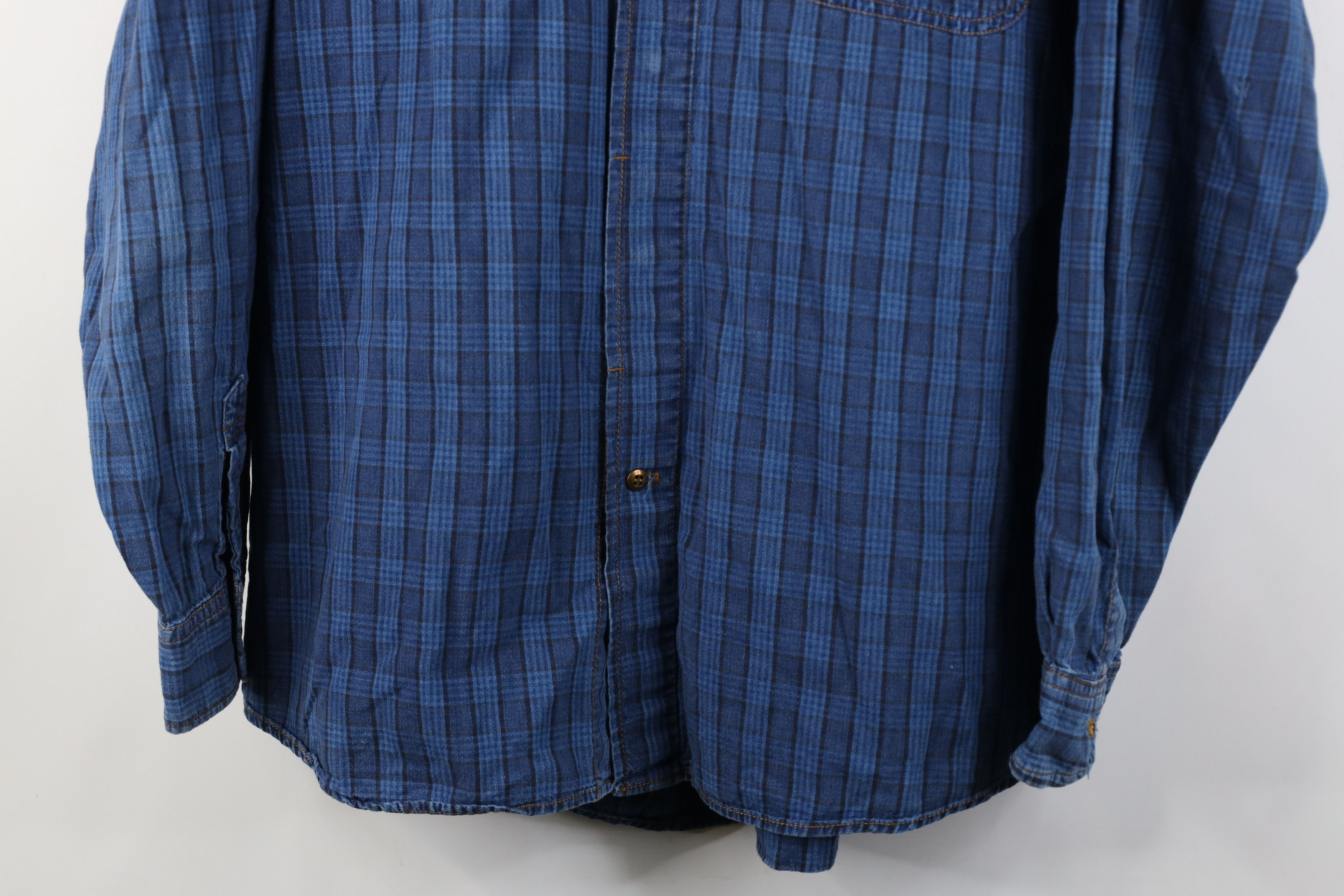 Guess Vintage 90s Guess Spell Western Cowboy Button Shirt Plaid Size US L / EU 52-54 / 3 - 3 Thumbnail