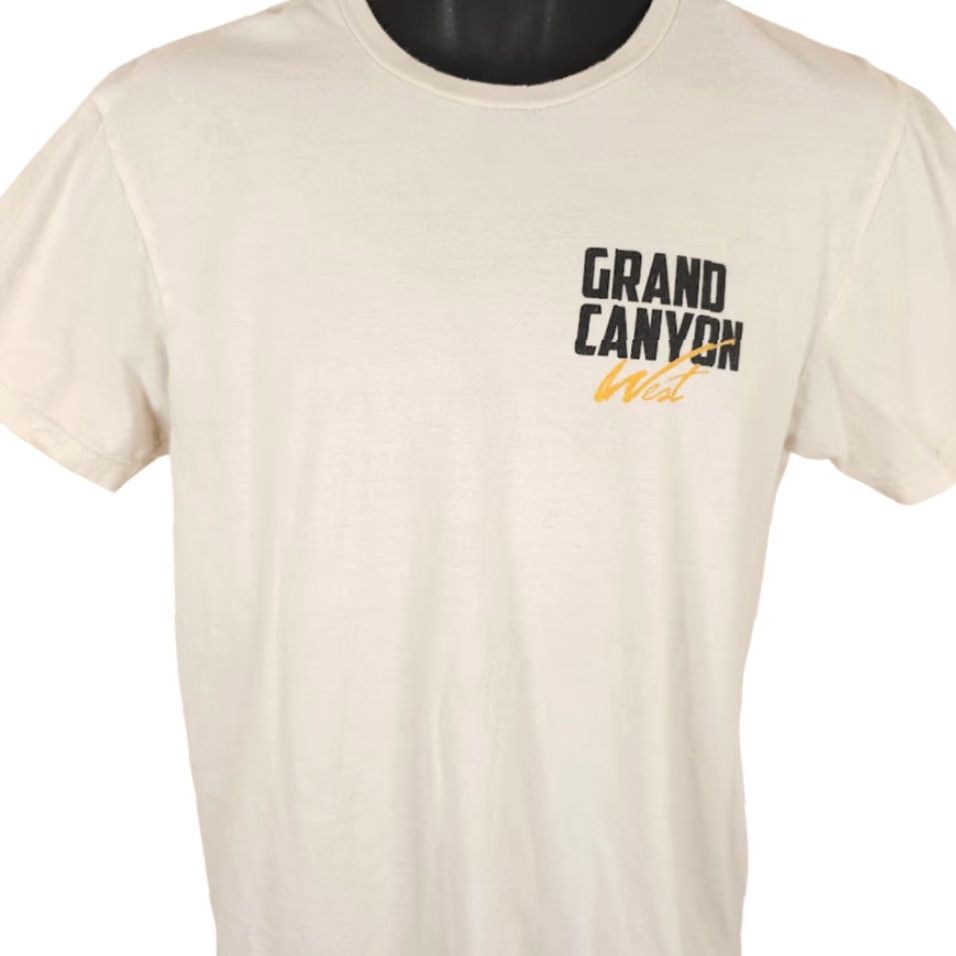 Gildan VINTAGE Grand Canyon West T Shirt Mens Size Medium White Hualapai Tribe Pach Springs Size US M / EU 48-50 / 2 - 2 Thumbnail