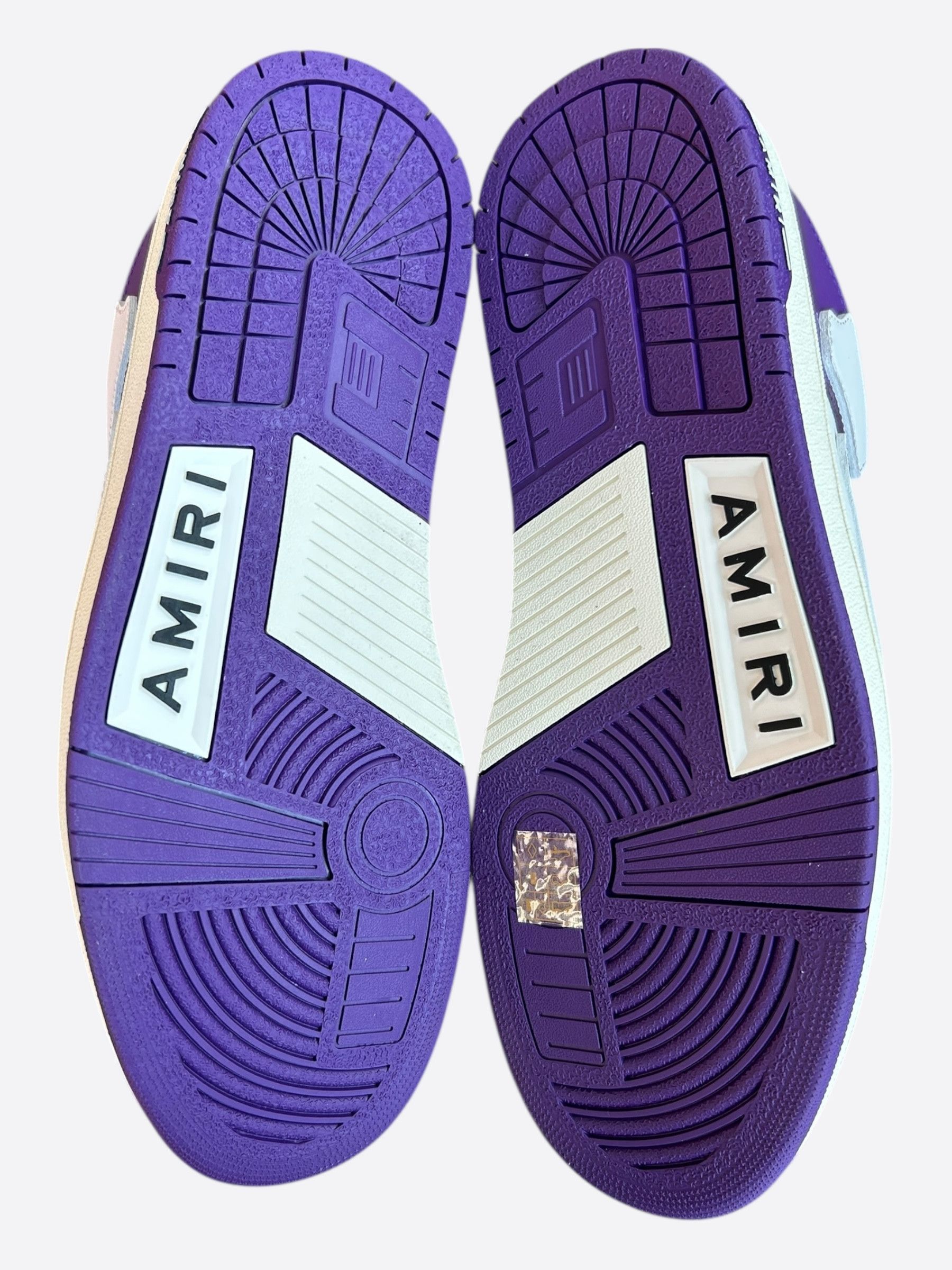 Amiri Amiri Purple & White Skel Low Top Sneakers Size US 13 / EU 46 - 7 Thumbnail