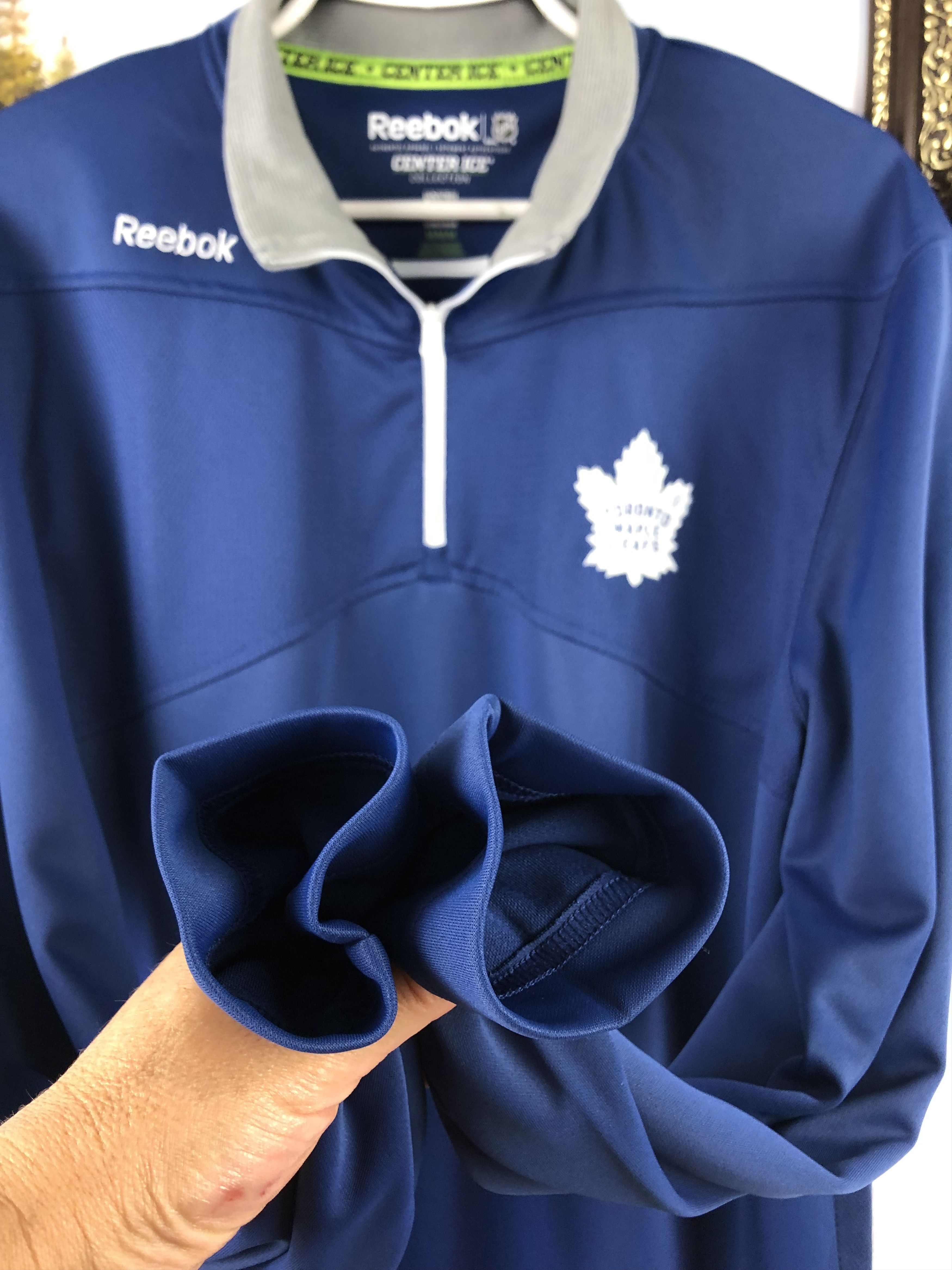 NHL Reebok Toronto Maple Leafs Shirt Long Sleeve Sweatshirt Size US M / EU 48-50 / 2 - 7 Thumbnail
