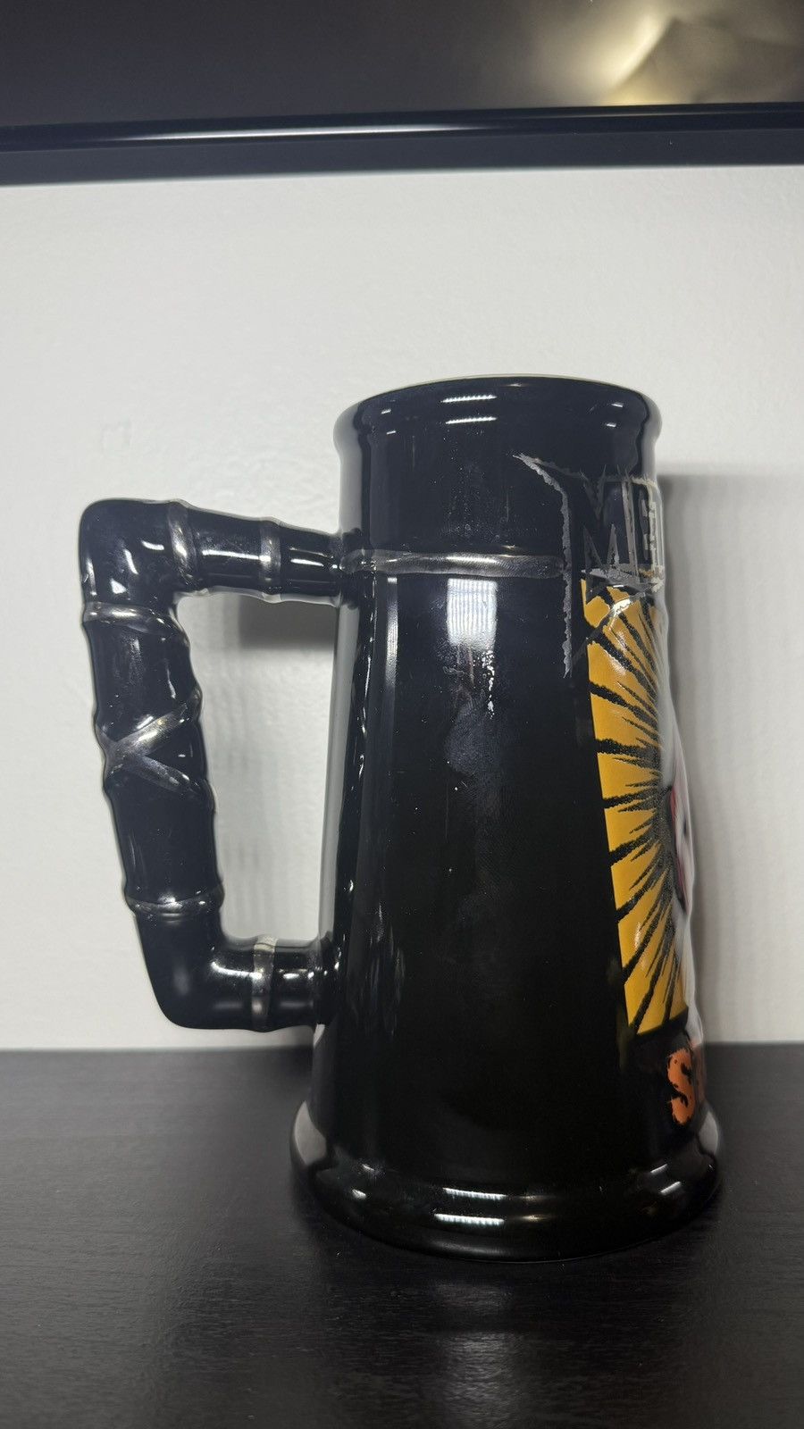 Other Rare Vintage 2002 Metallica Ceramic Stein Beer Mug 7” Tall Size ONE SIZE - 4 Thumbnail