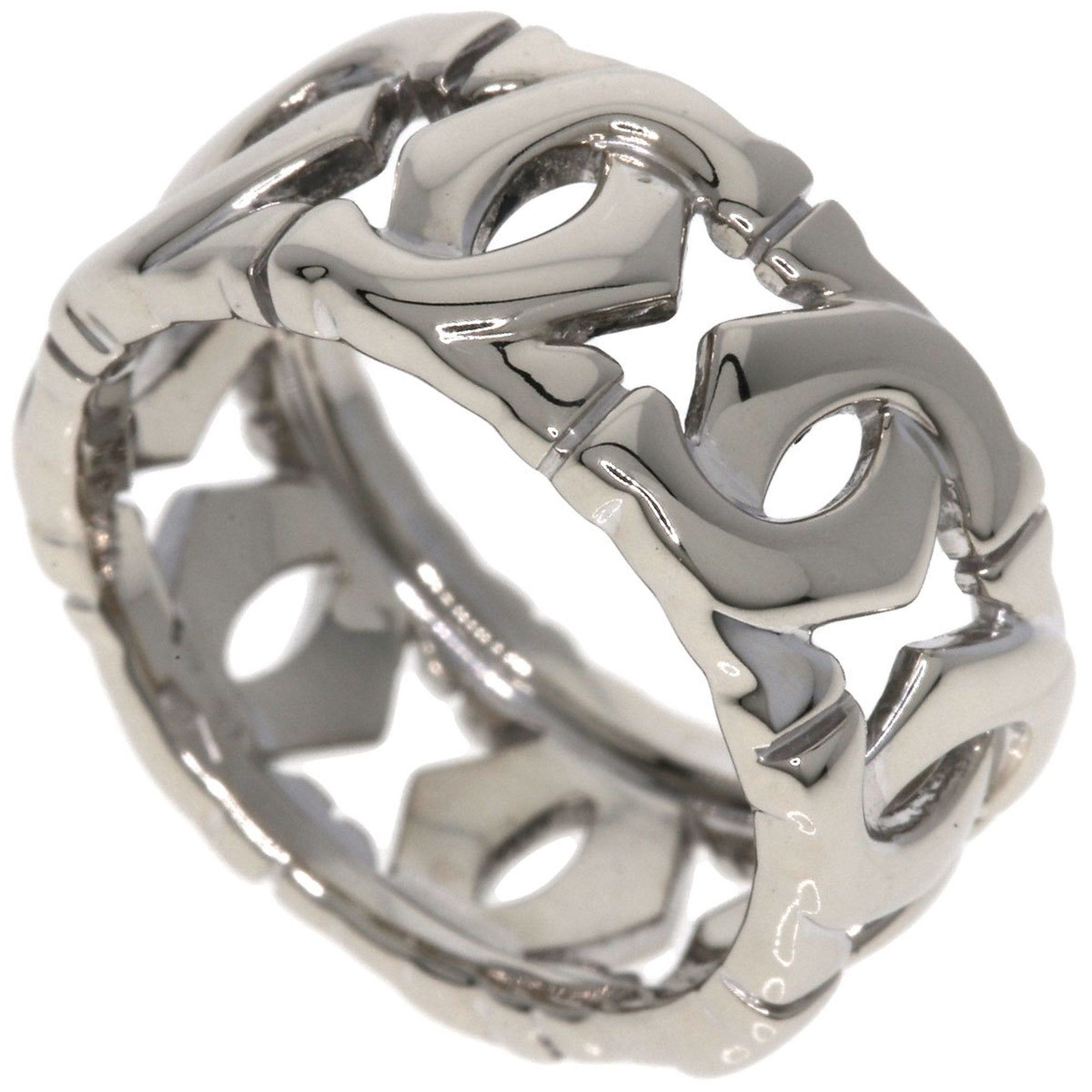 image of Cartier Entrelace Ring 45, 18K White Gold, Women's