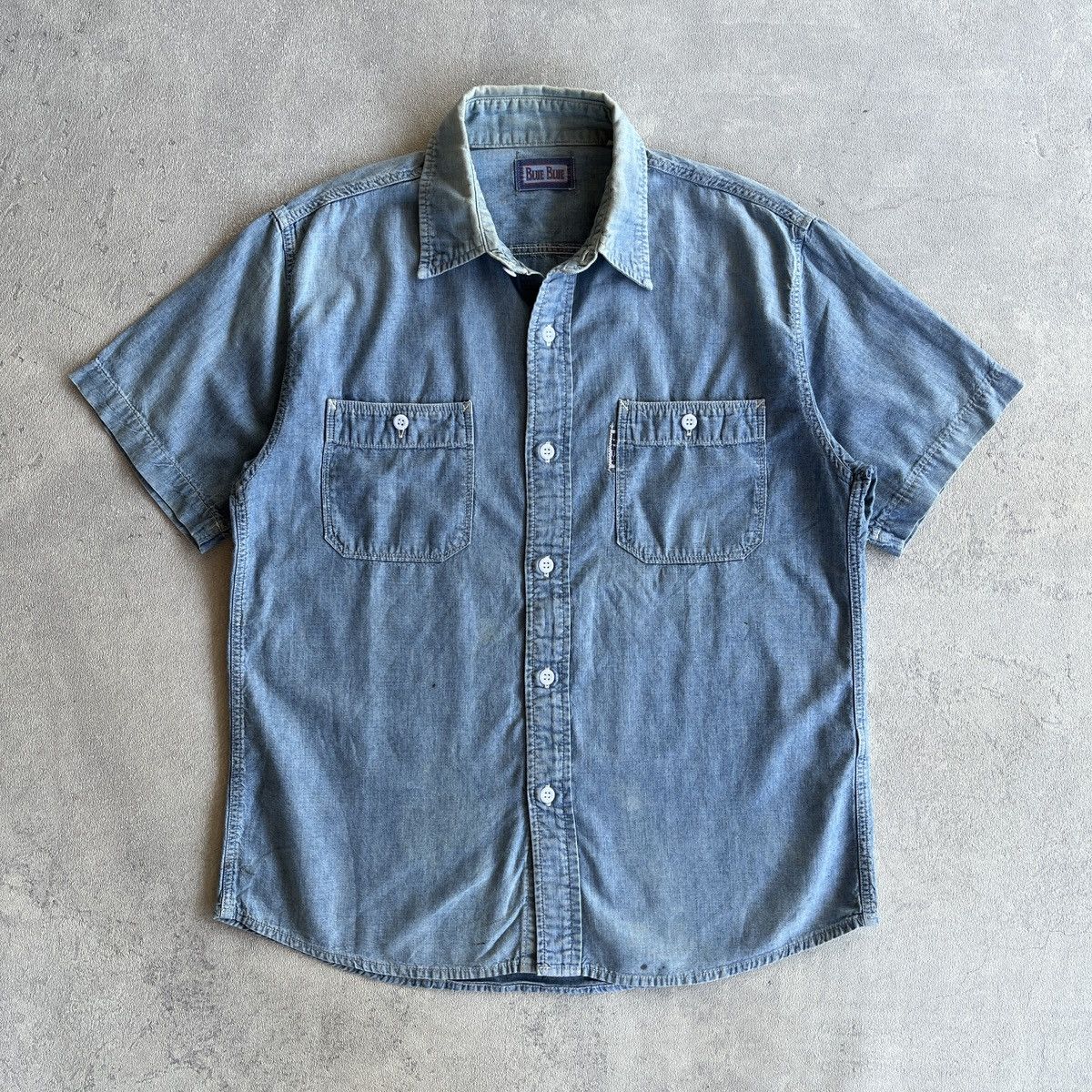 Blue Blue Japan Vintage Blue Blue Japan Denim Work Shirt Size US M / EU 48-50 / 2 - 1 Thumbnail