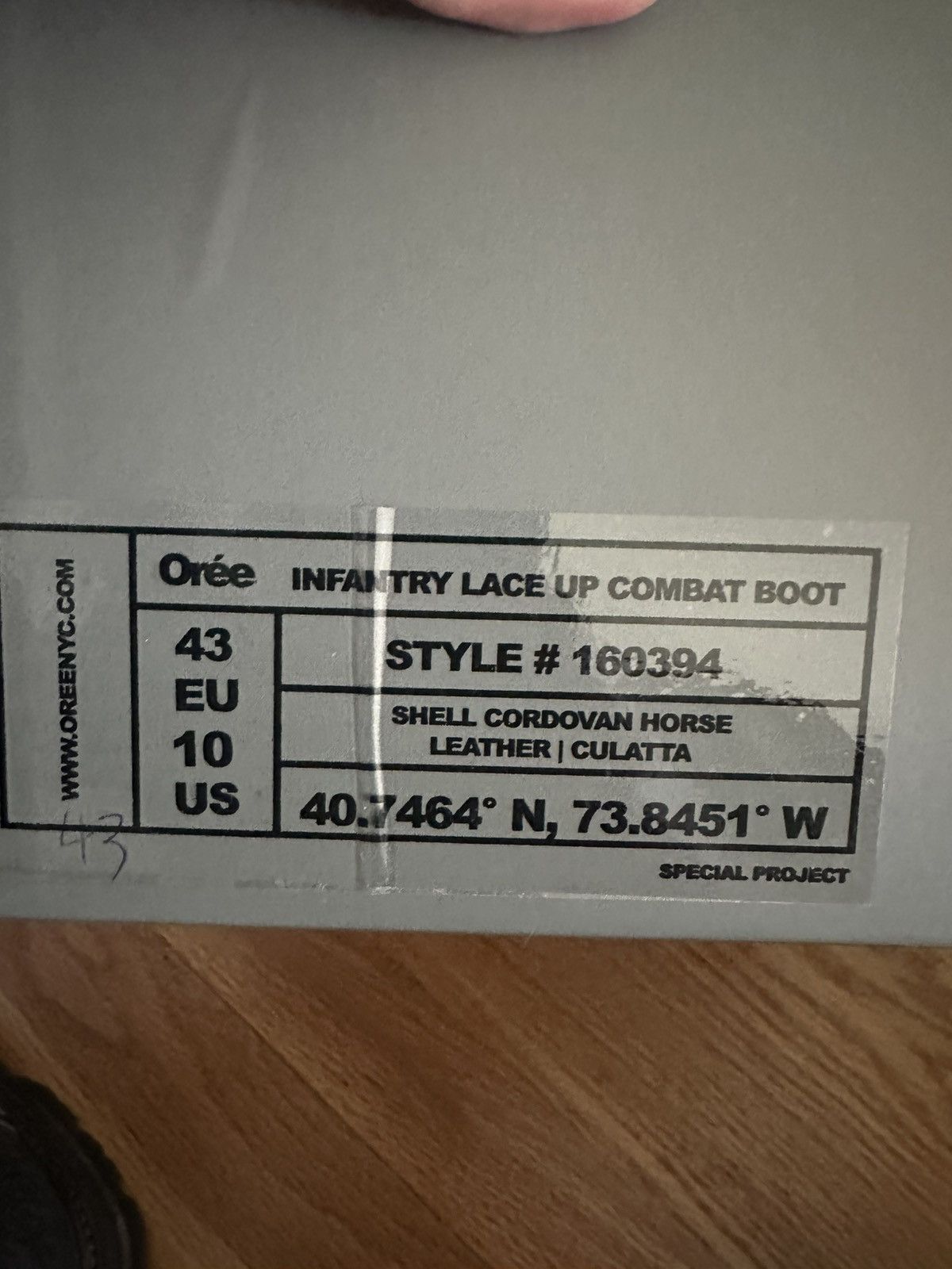 Oree New York Oree New York Infantry Boot Lace Up Combat Boot Size US 10 / EU 43 - 6 Thumbnail