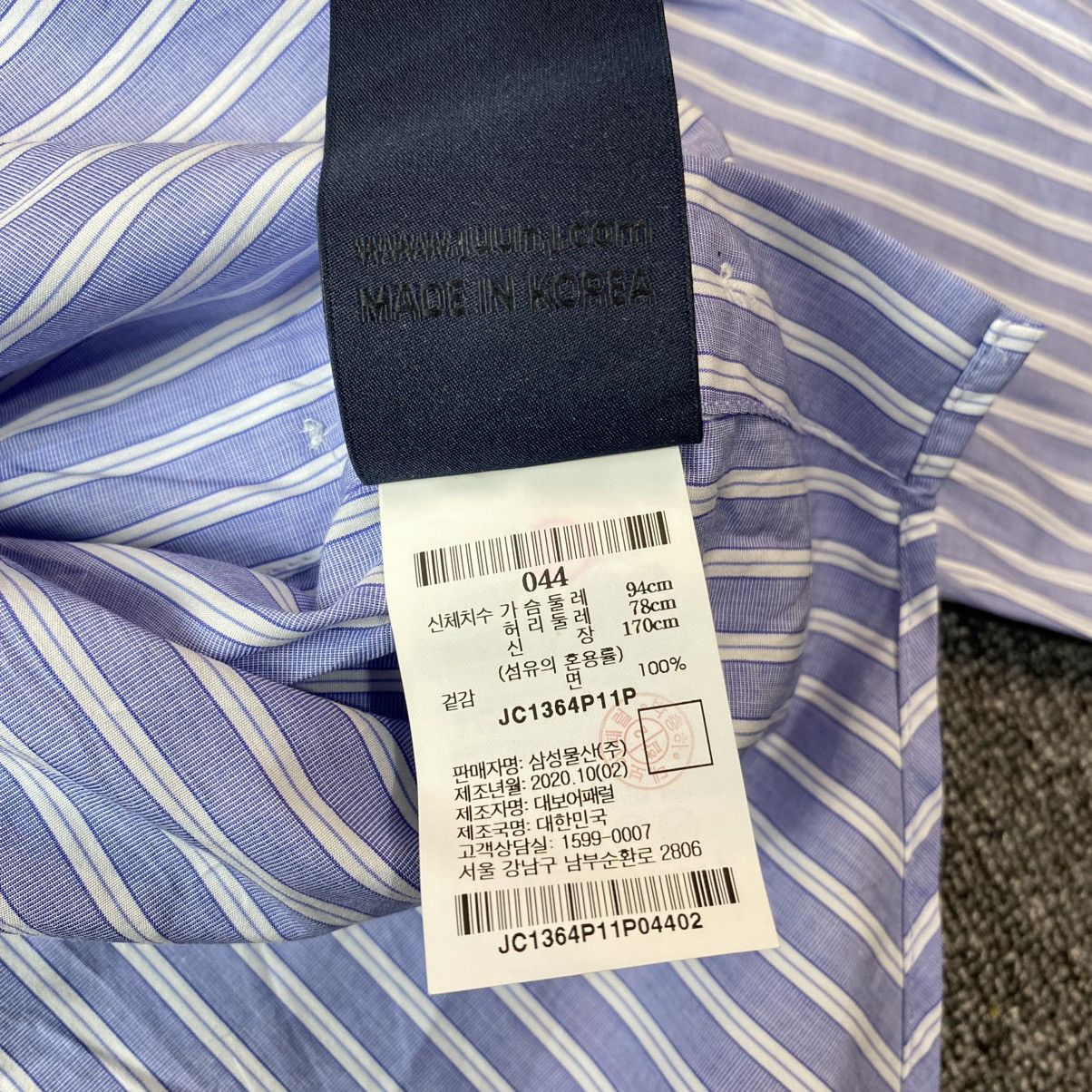 Juun.J Rare Juun.J striped Button up Shirt Size US L / EU 52-54 / 3 - 9 Thumbnail