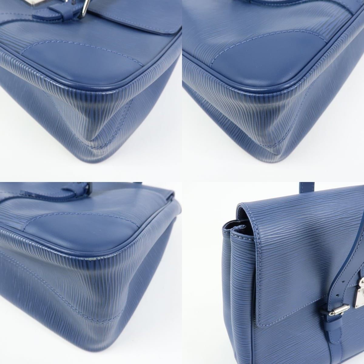 Louis Vuitton Louis Vuitton Epi Segur MM Shoulder Bag Blue Size ONE SIZE - 5 Thumbnail