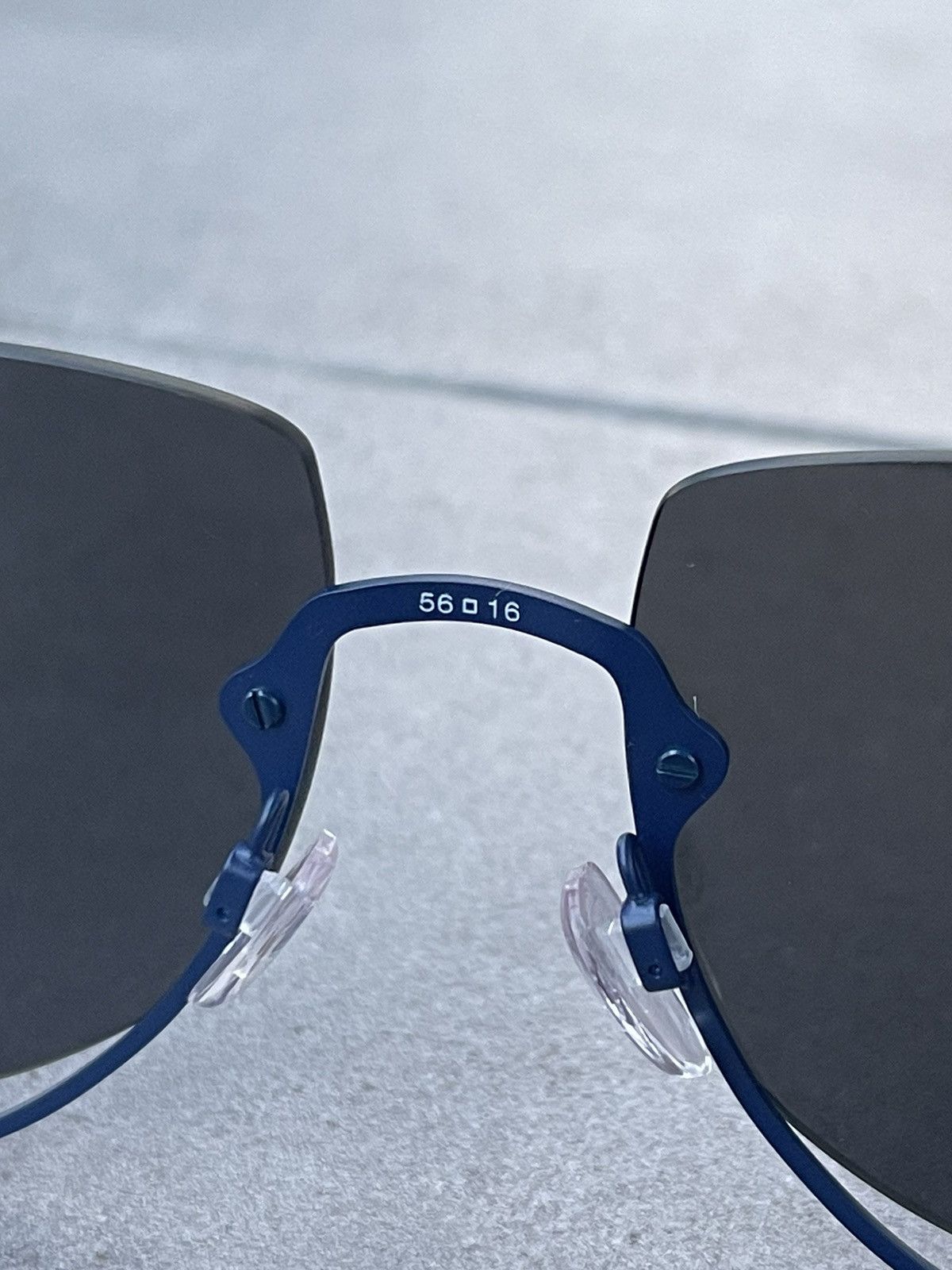 Emporio Armani Emporio Armani EA2137 3018/55 Blue Aviator Sunglasses Size ONE SIZE - 17 Thumbnail
