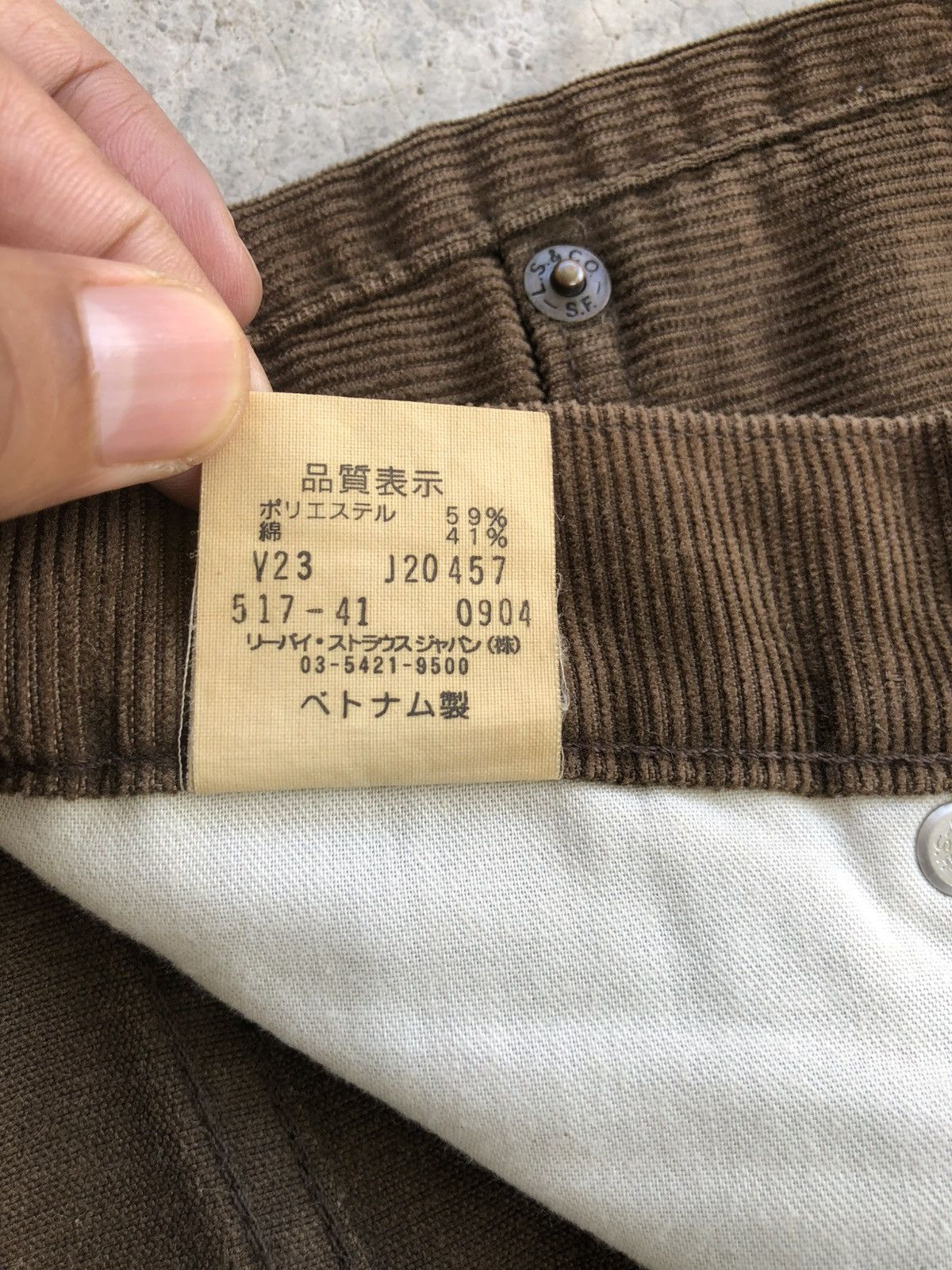 If Six Was Nine Levis 517 Flared Jeans Bootcut Corduroy Jeans Size US 33 - 20 Thumbnail