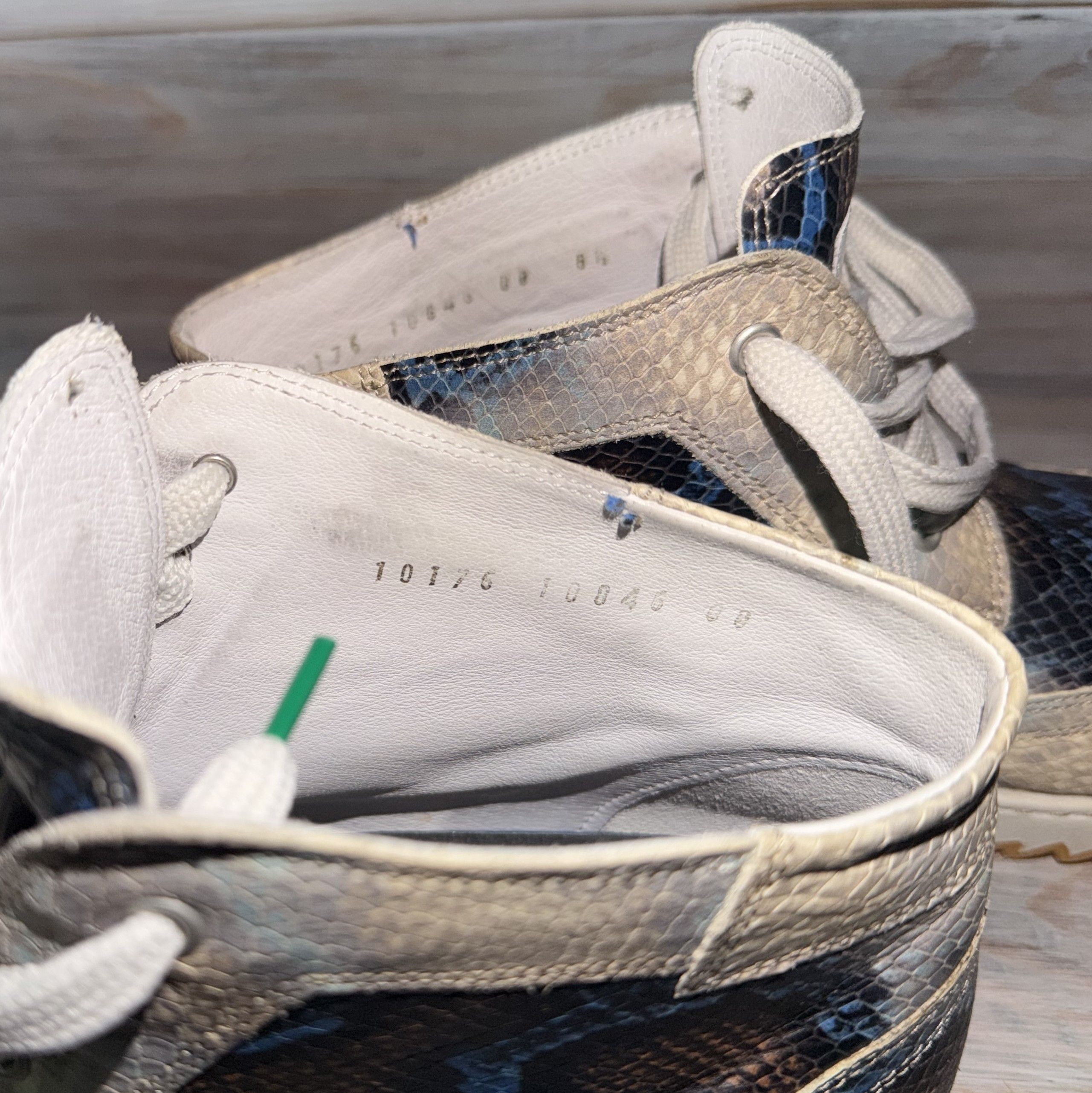 Floris van Bommel FLORIS VAN BOMMEL Limited Awesomeness Leather High Trainers Size US 9.5 / EU 42-43 - 13 Thumbnail