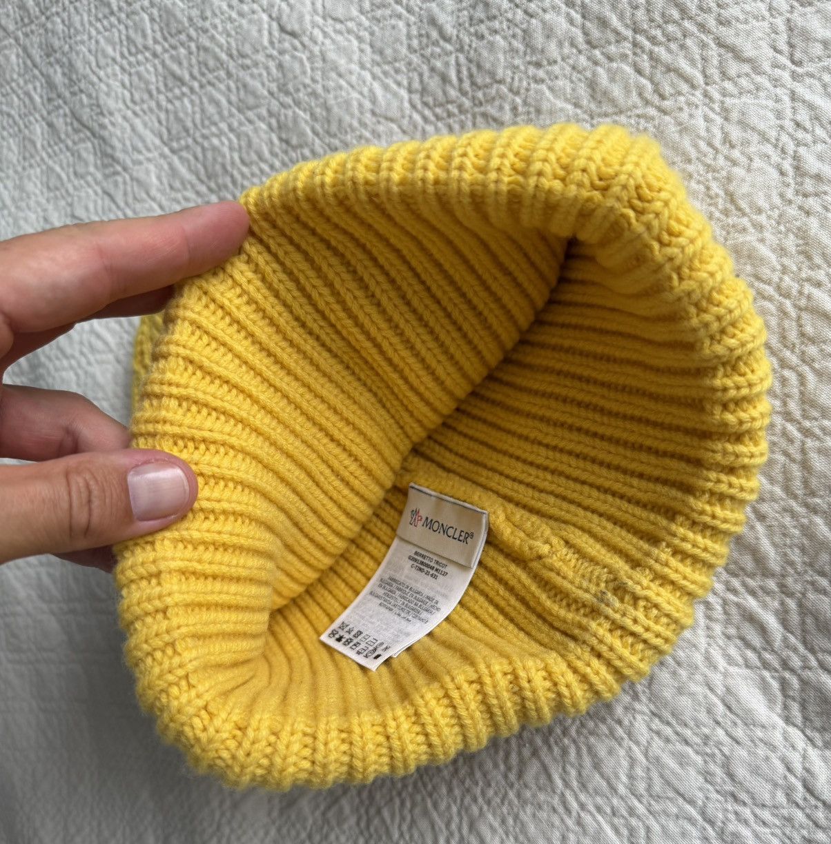 Moncler MONCLER WOOL HAT WITH LOGO Size ONE SIZE - 3 Thumbnail
