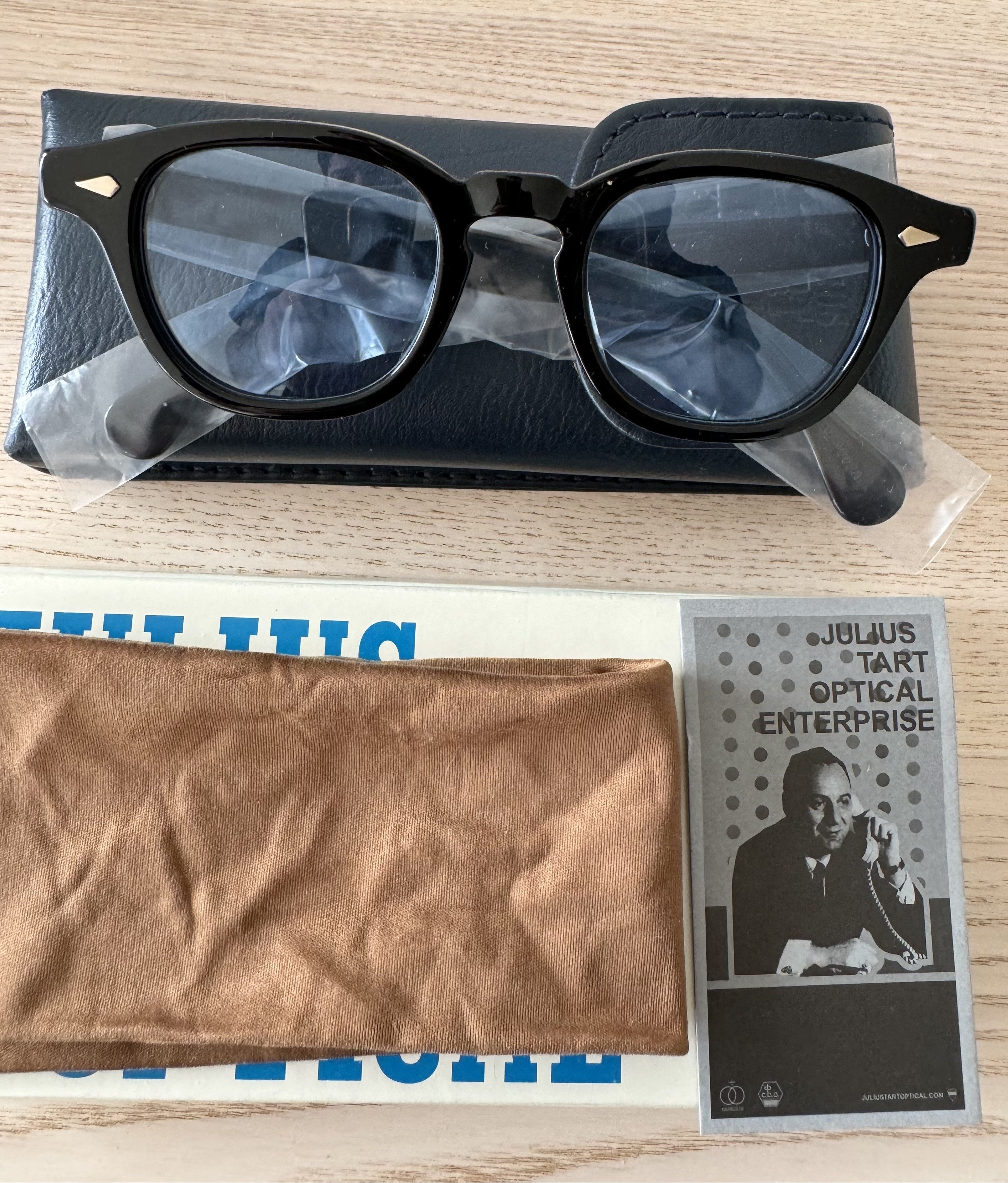 image of Julius Tart Optical Ar Black - Made In Japan, Men's