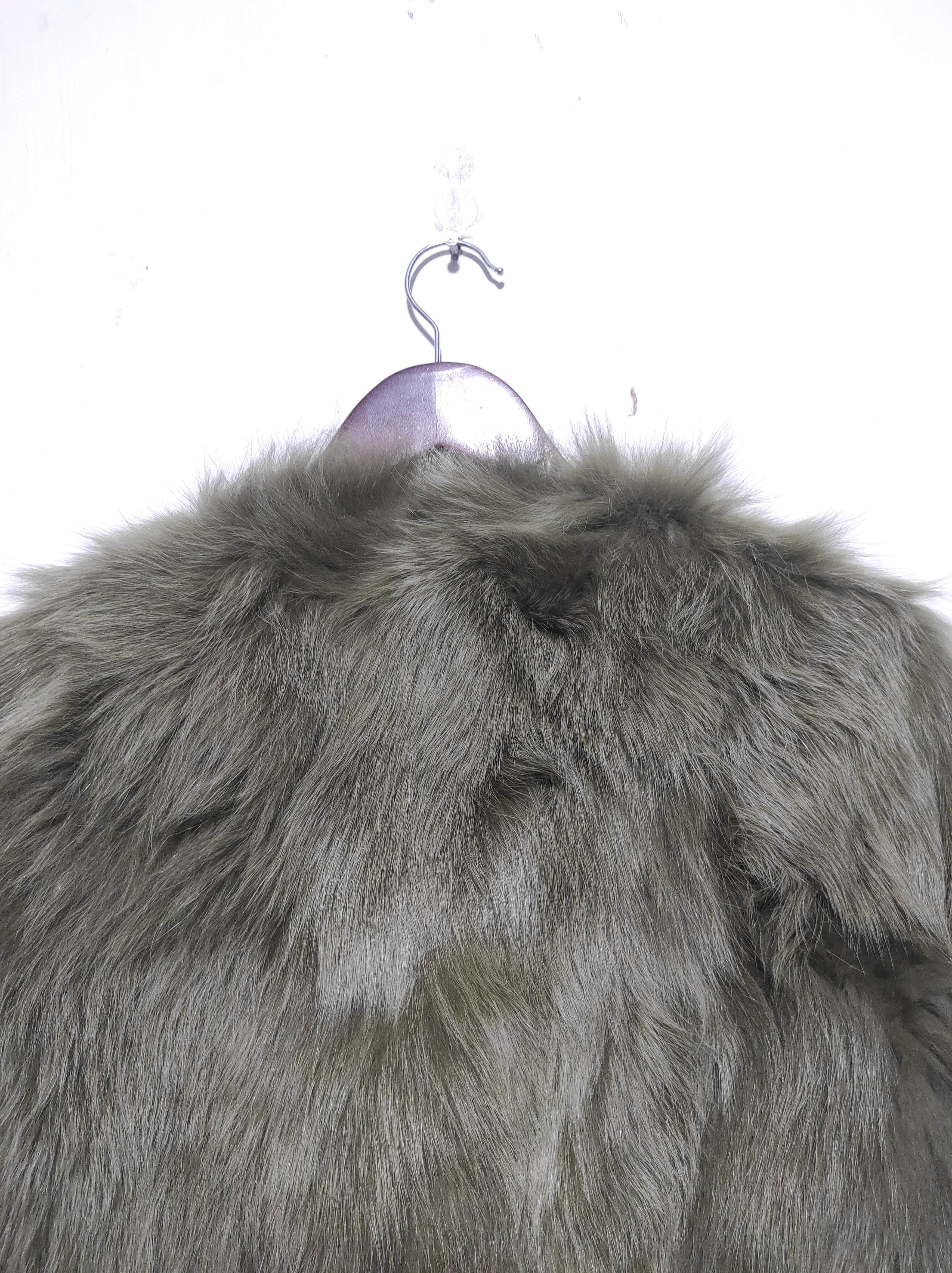 If Six Was Nine Li Hua Faux Fur Designer Winter Parka Coat Size S / US 4 / IT 40 - 14 Thumbnail