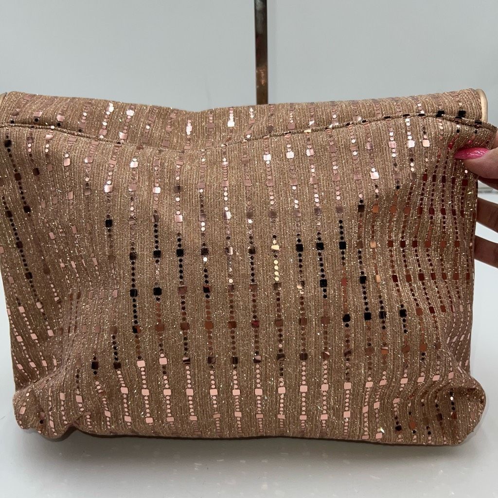 Vince Camuto Vince Camuto Rose Gold Bing and Sparkle Travel Toiletry Bag Size ONE SIZE - 5 Thumbnail