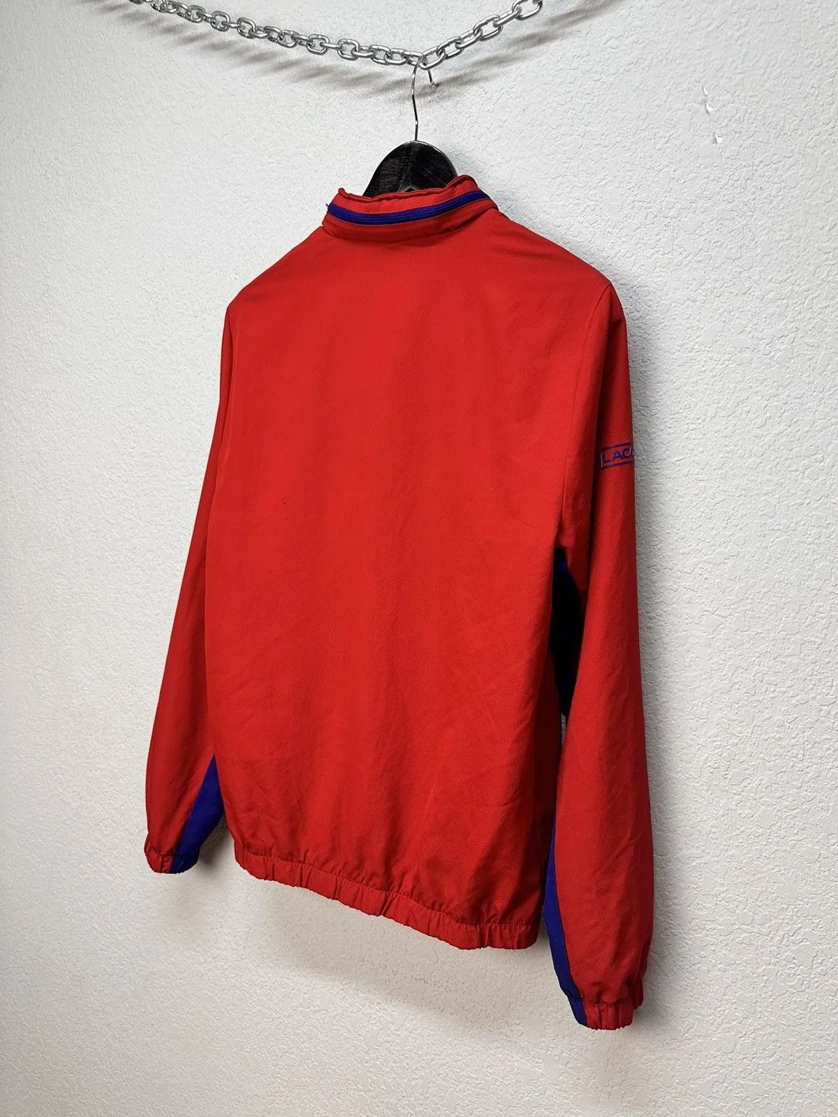 Lacoste Vintage Lacoste Zip Hoodie Jacket Sk8 Red Polo Ralph Lauren Size US M / EU 48-50 / 2 - 13 Thumbnail