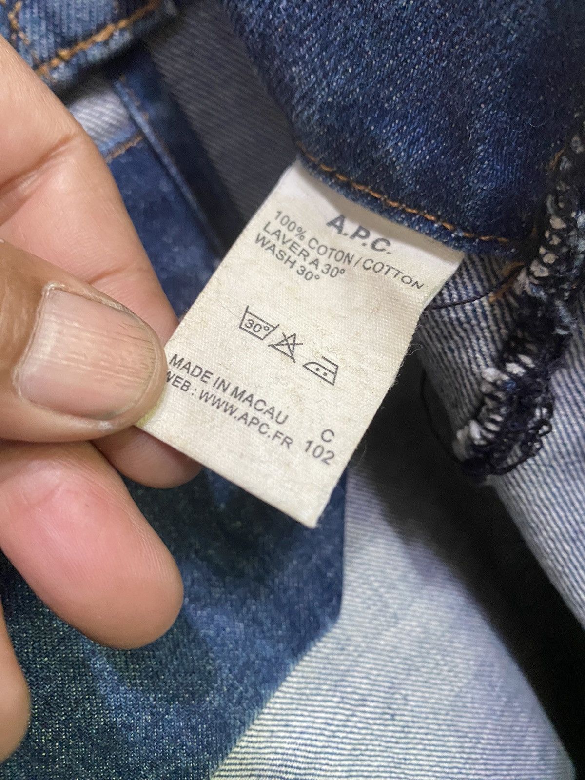 A.P.C. A.P.C Denim Tote Bag Size ONE SIZE - 7 Thumbnail