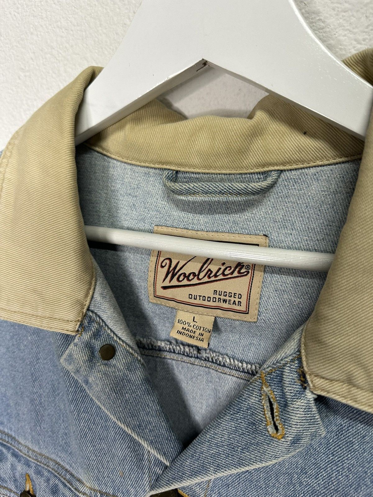 Woolrich Woolen Mills Vintage Woolrich denim jacket Size US L / EU 52-54 / 3 - 3 Thumbnail