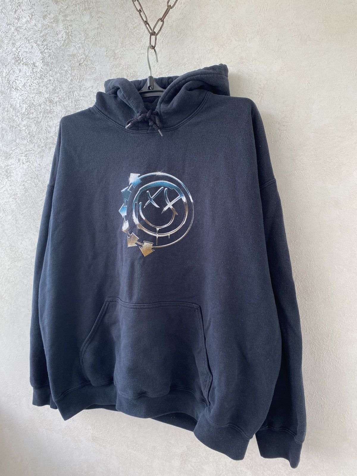 Gildan Vintage Blink-182 Sweater Men's Graphic Band Hoodie Size US XL / EU 56 / 4 - 2 Thumbnail
