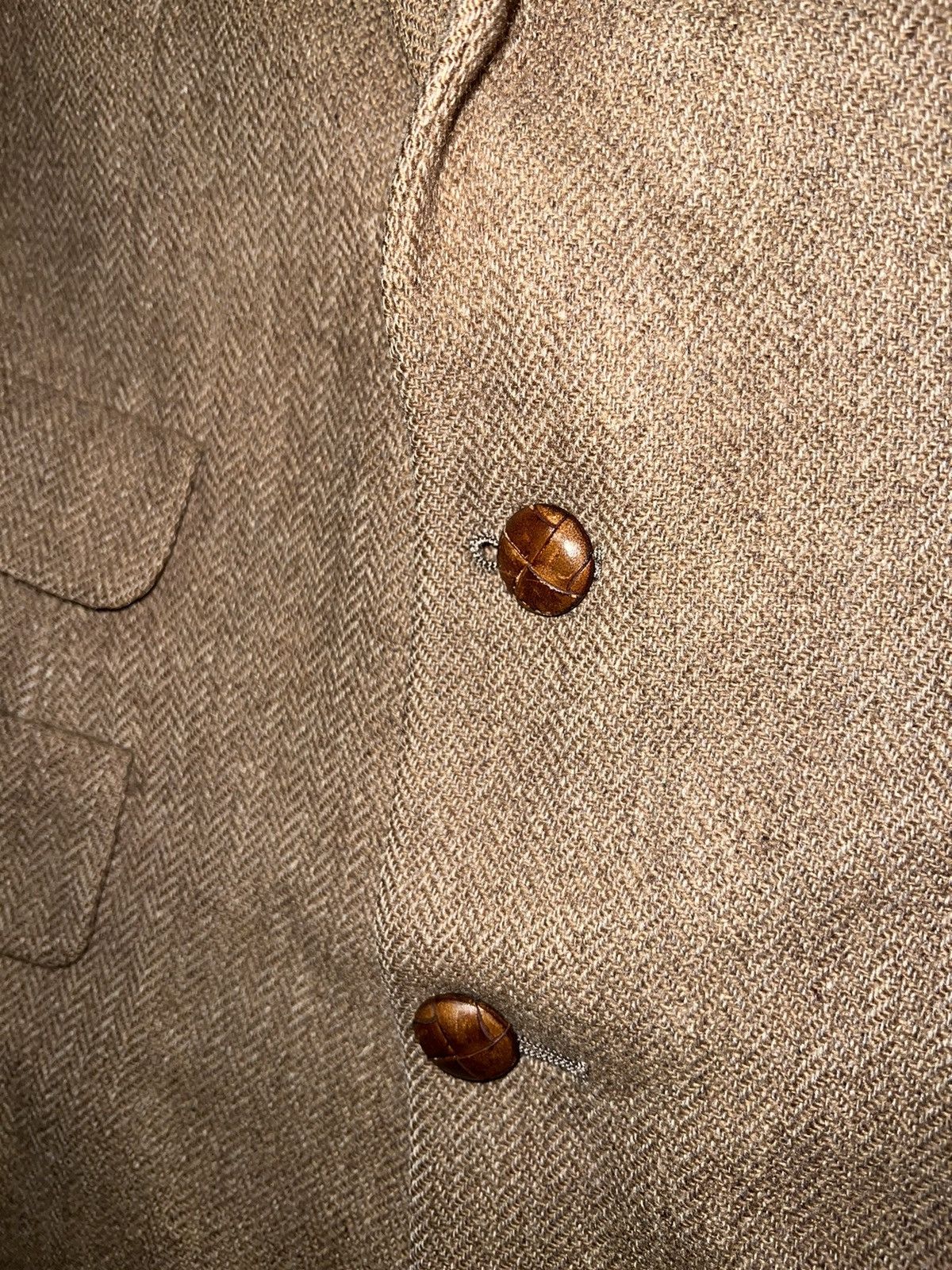 Abercrombie & Fitch × Vintage Vintage Abercrombie Fitch Aquascutum Camel Hair Blazer Size 38R - 4 Thumbnail
