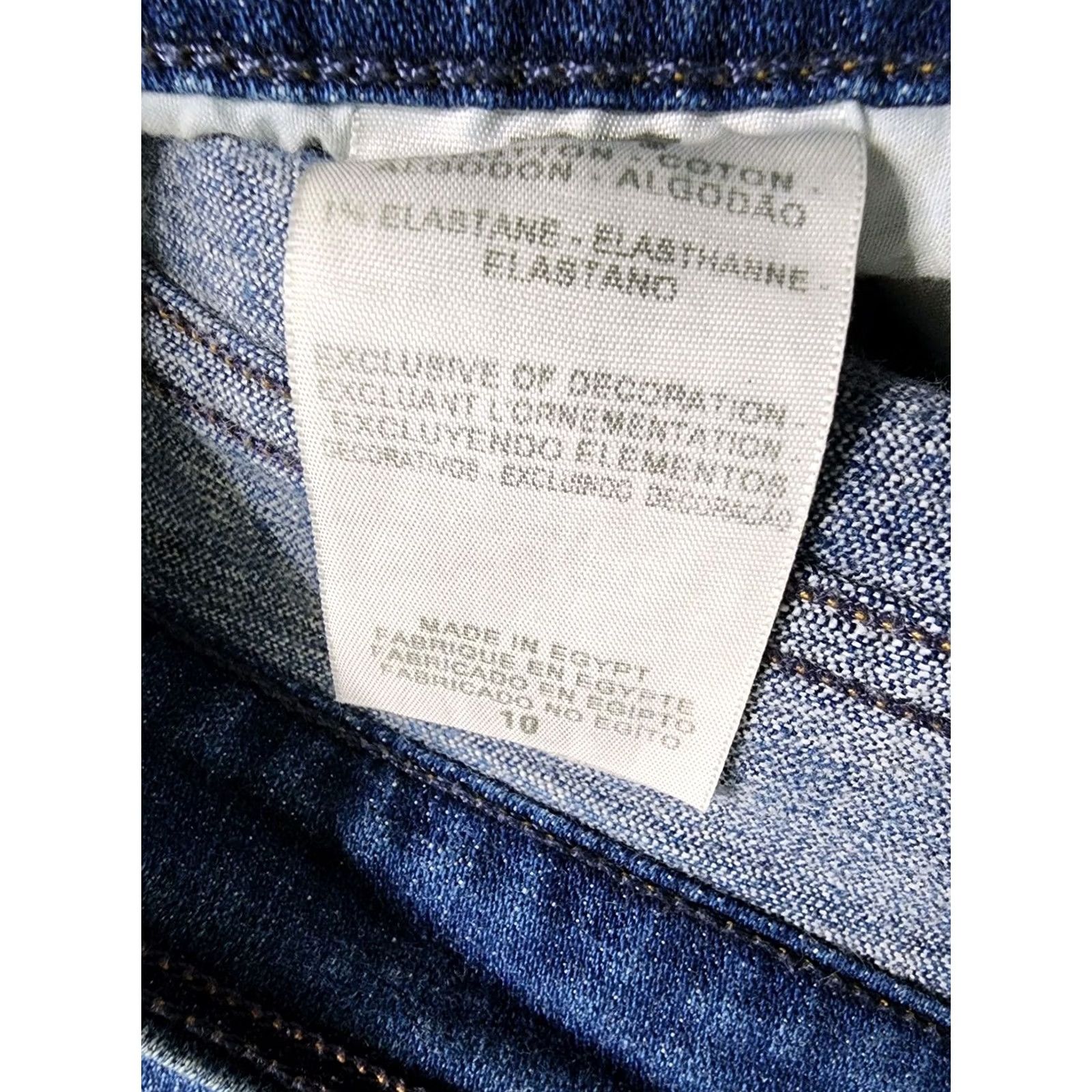Levi's Levi's Women's Bermuda Denim Shorts 10 Blue Stretch Jorts Casual Regular Beach Size 32" / US 10 / IT 46 - 8 Thumbnail