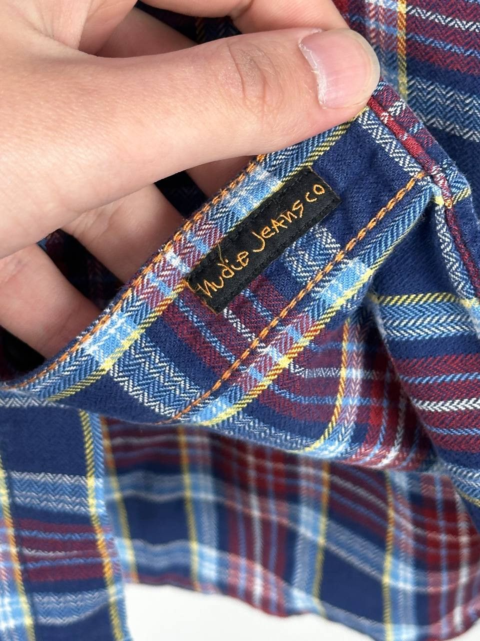 Nudie Jeans Vintage Nudie Jeans Plaid Flannel Long Sleeve Shirt Size US S / EU 44-46 / 1 - 8 Thumbnail