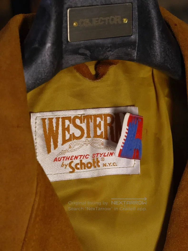 Schott Schott Western cowboy fringed leather jacket suede jacket. Size US S / EU 44-46 / 1 - 3 Thumbnail