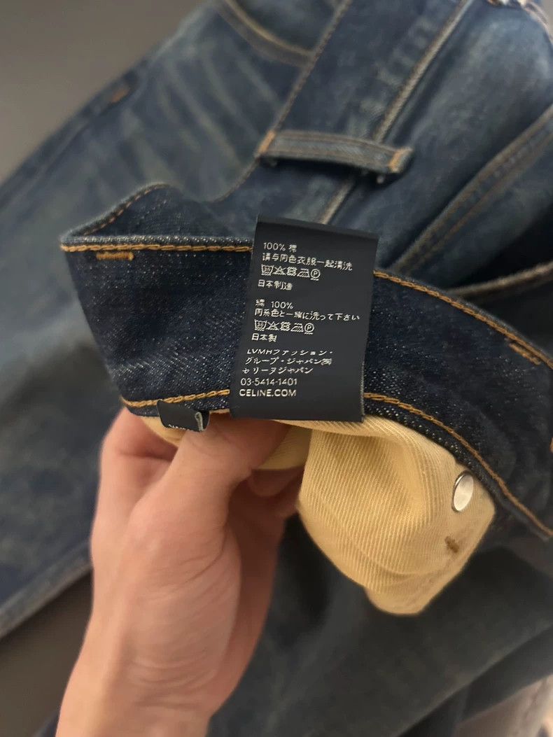 Celine Celine 2024SS Water Wash Knife Cut Blue jeans 2503-Nextarro Size US 29 - 6 Thumbnail