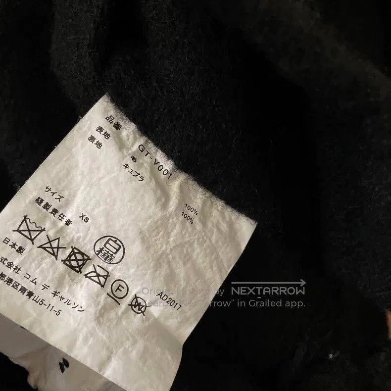 Comme des Garcons Comme Des Garcons Black vintage wool design decorative ves Size XS / US 0-2 / IT 36-38 - 9 Thumbnail