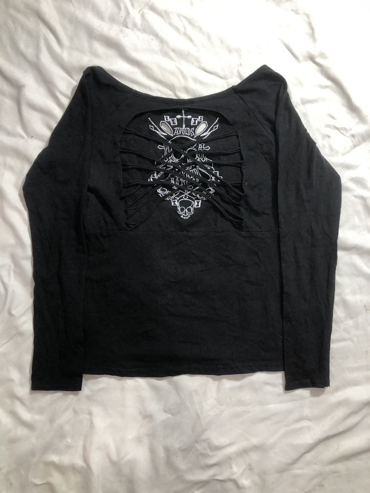 Hysteric Glamour Japan Dark Skull Avoids Hazard Notice Rock Punk Style Size US S / EU 44-46 / 1 - 2 Thumbnail